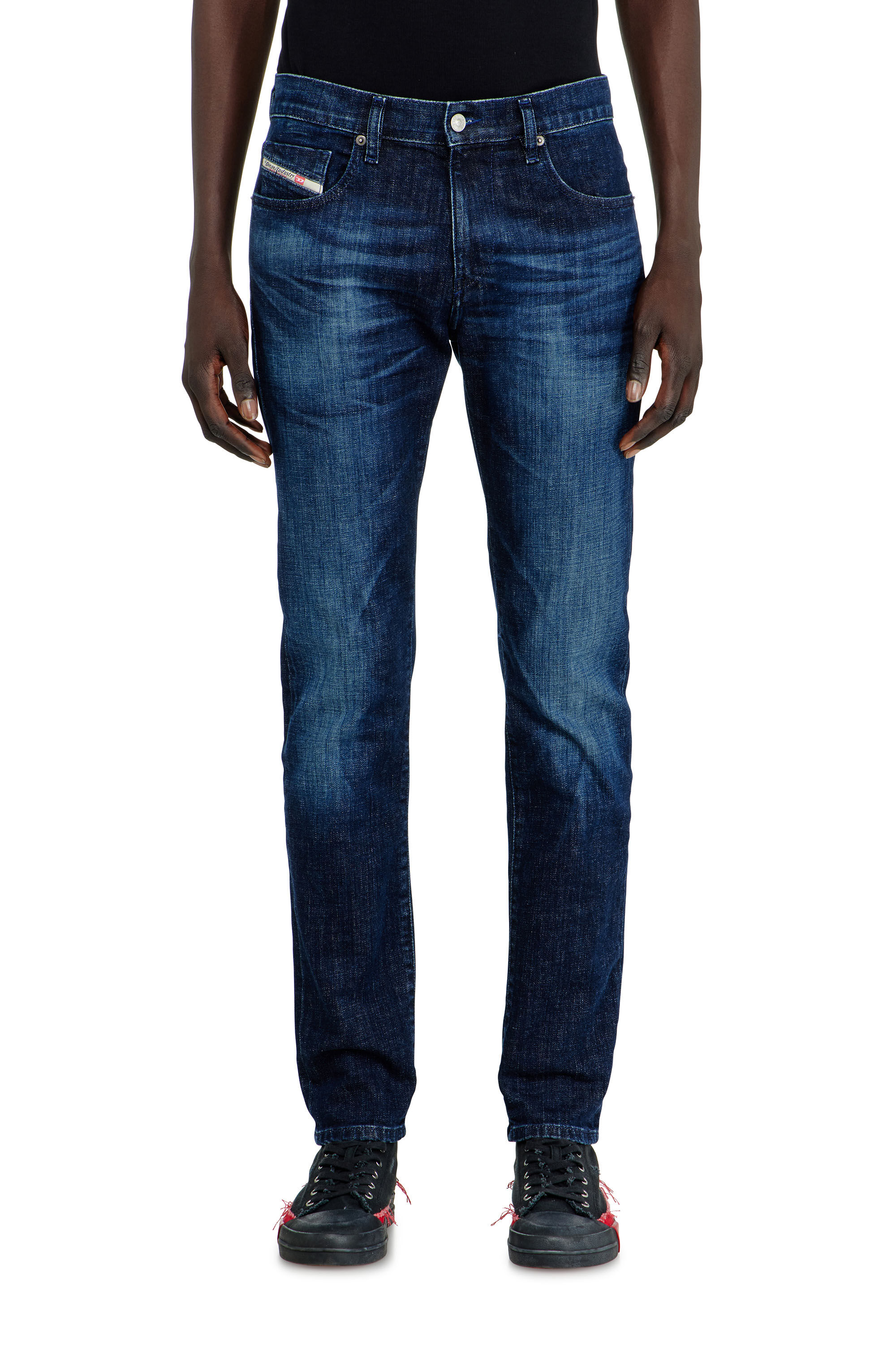Diesel - Man's Slim Jeans 2019 D-Strukt 0ADBL, Dark Blue - 4
