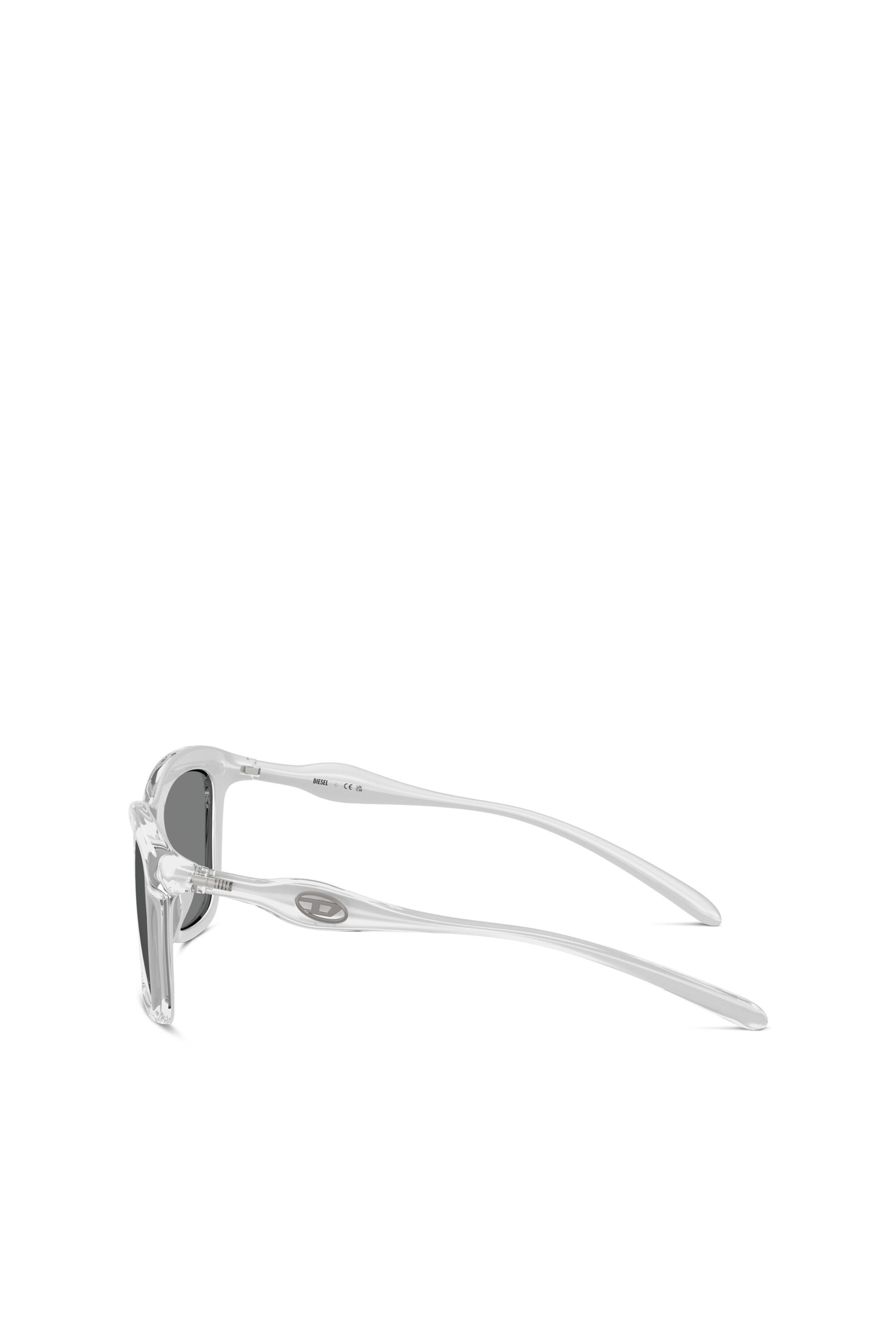 Diesel - 0DL3008U, Unisex Eckige Sonnenbrille in Grau - 2
