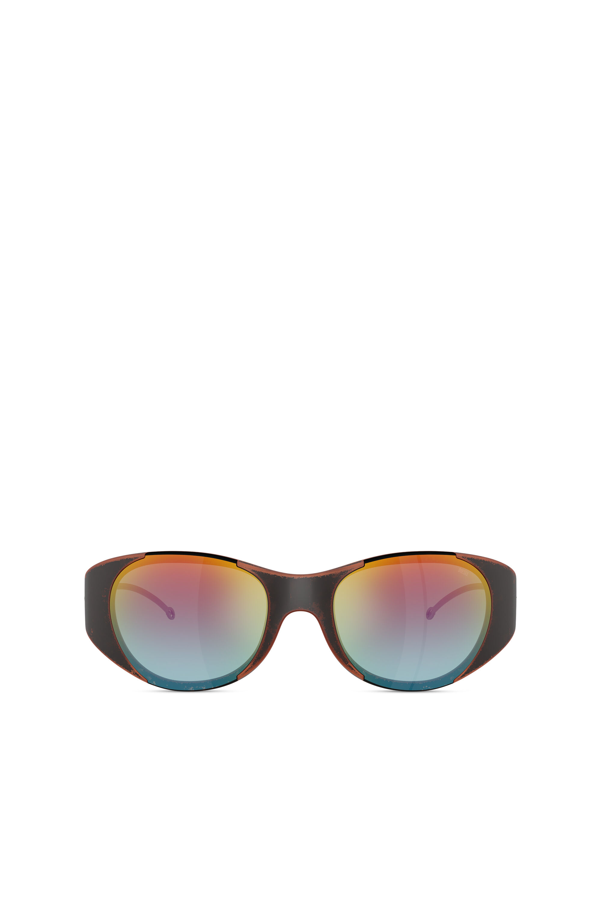 Diesel - 0DL3003, Unisex Ovale Sonnenbrille in Orange/Grau - 1