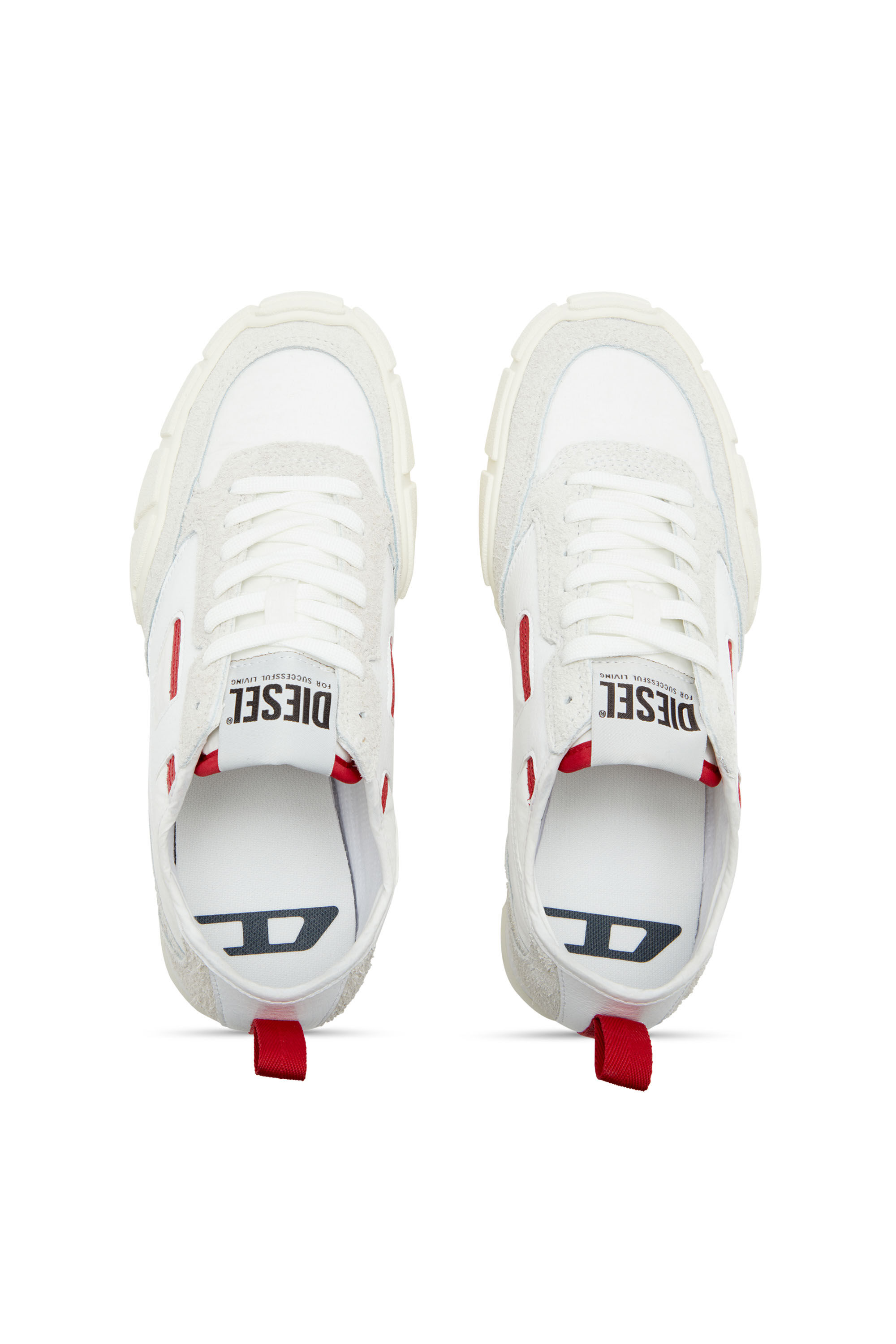 Diesel - S-PAGODHA LOW W, Damen Sneakers aus Leder, Wildleder und Ripstop in null - 4