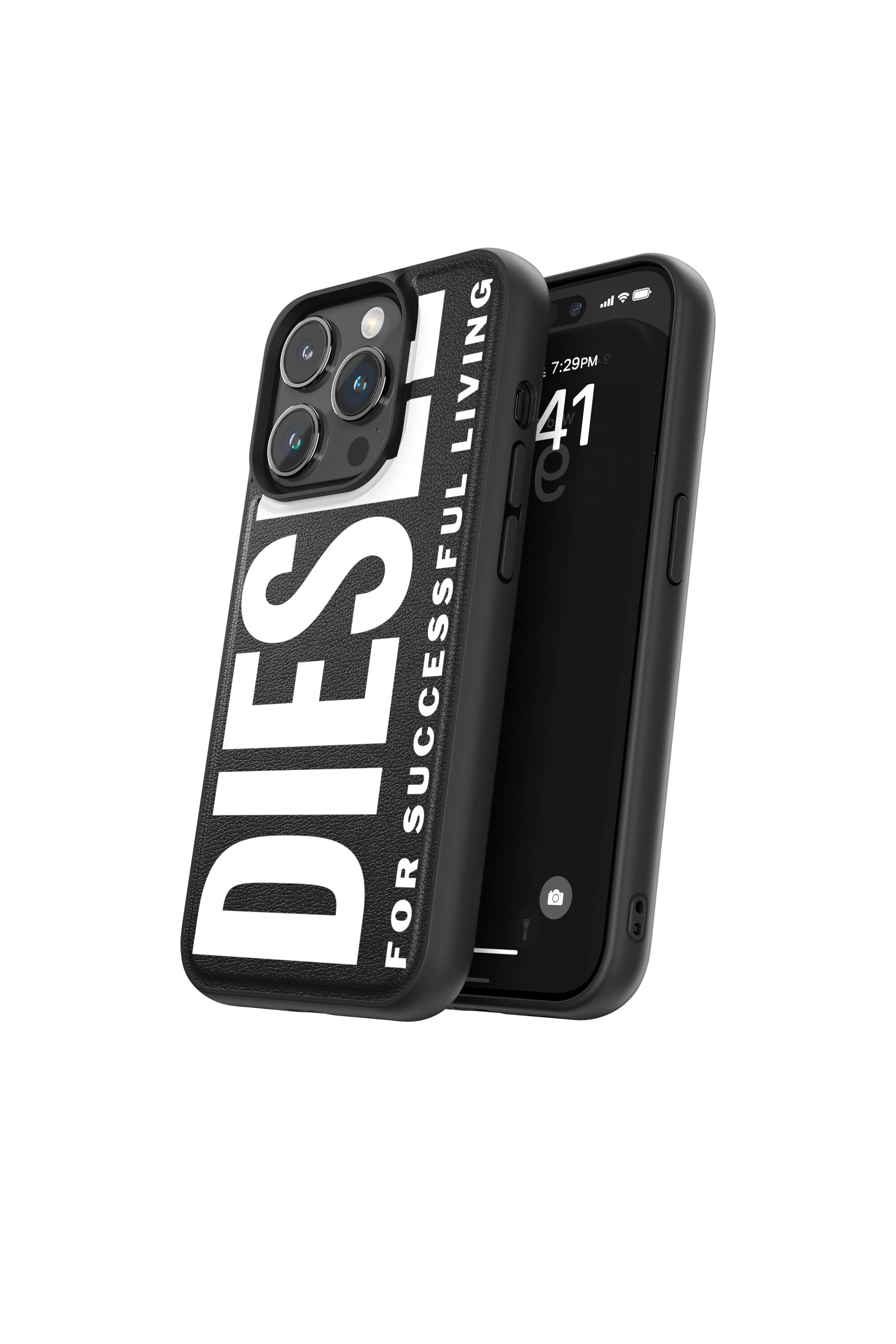 Diesel - 54166 MOULDED CASE, Unisex Handycase iP15 Pro in Schwarz - Image 3