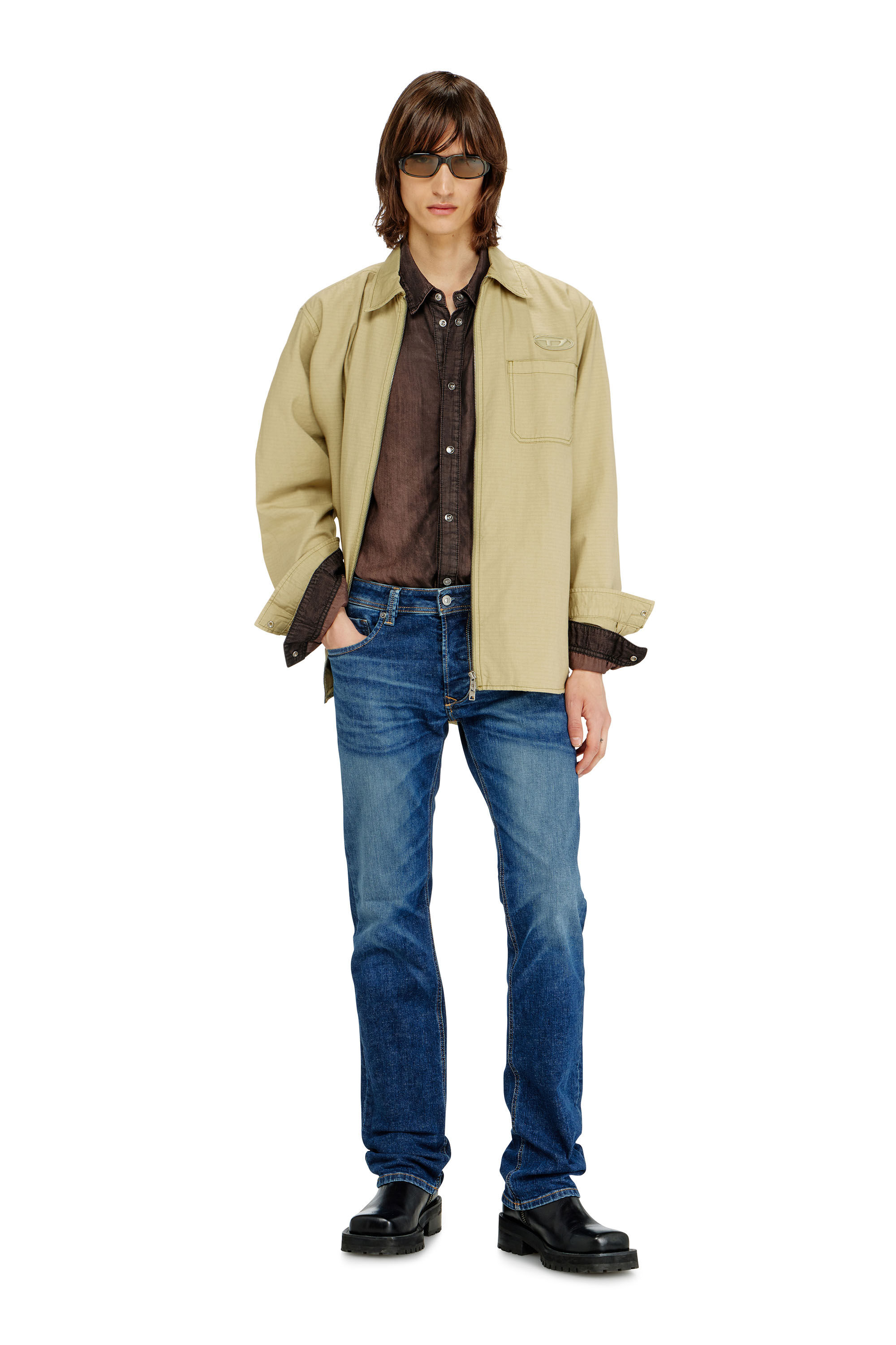 Diesel - Herren Regular Jeans 1985 Larkee 09J47, Dunkelblau - 2