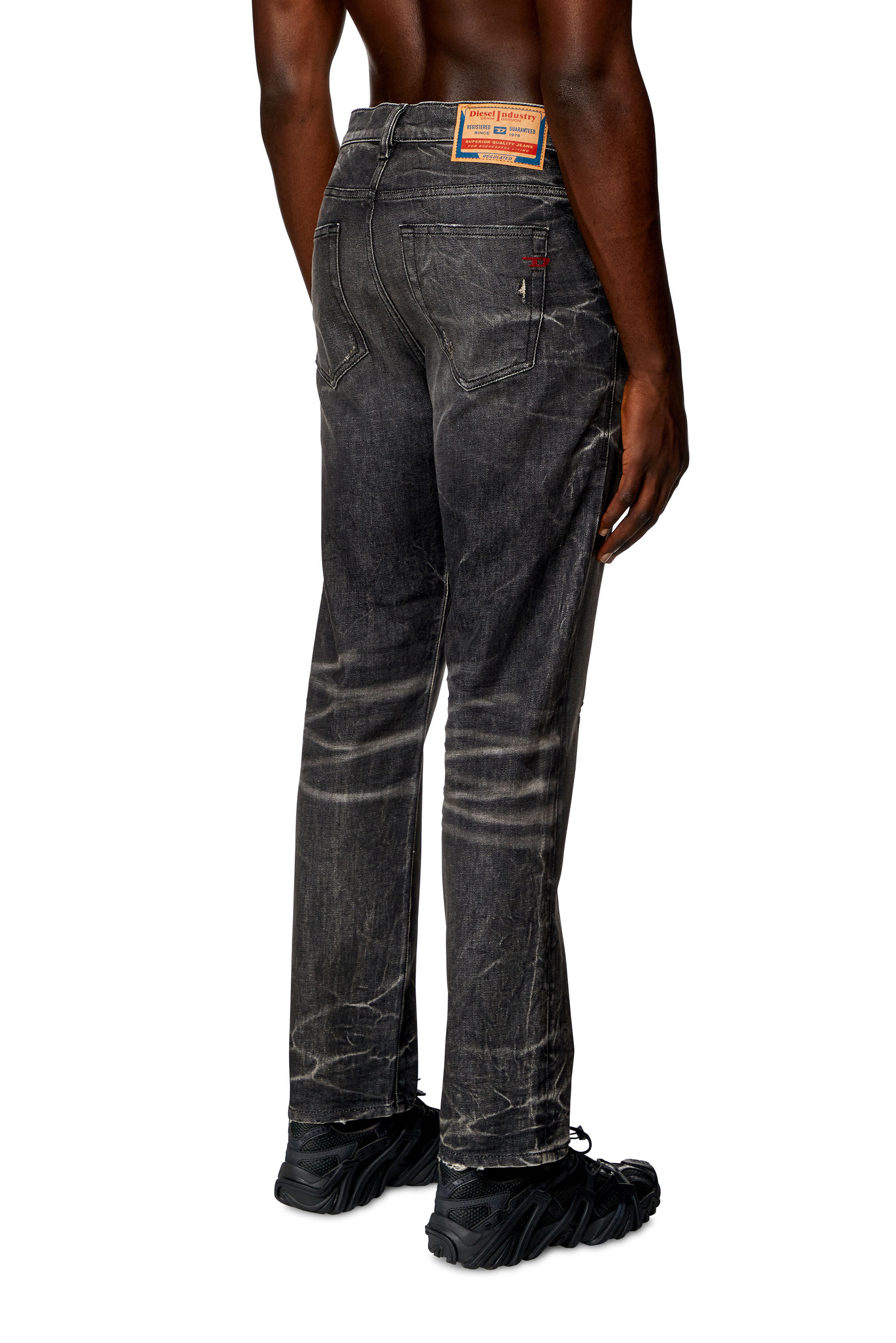 Diesel - Herren Regular Jeans 2020 D-Viker 09H51, Schwarz/Dunkelgrau - 2