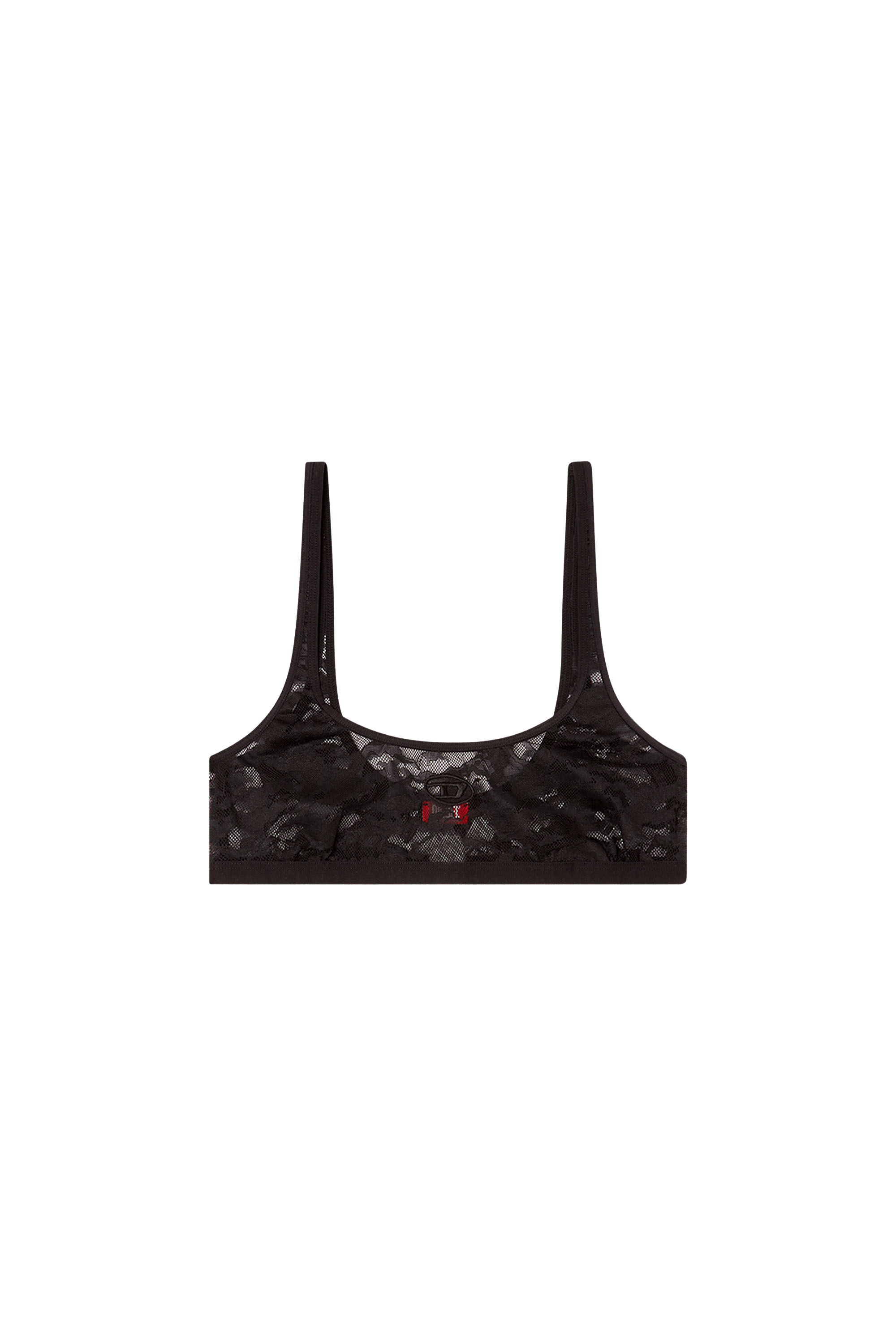 Diesel - KELSI-UTLT, Damen Camouflage-Spitzen-Bralette in Schwarz - 2