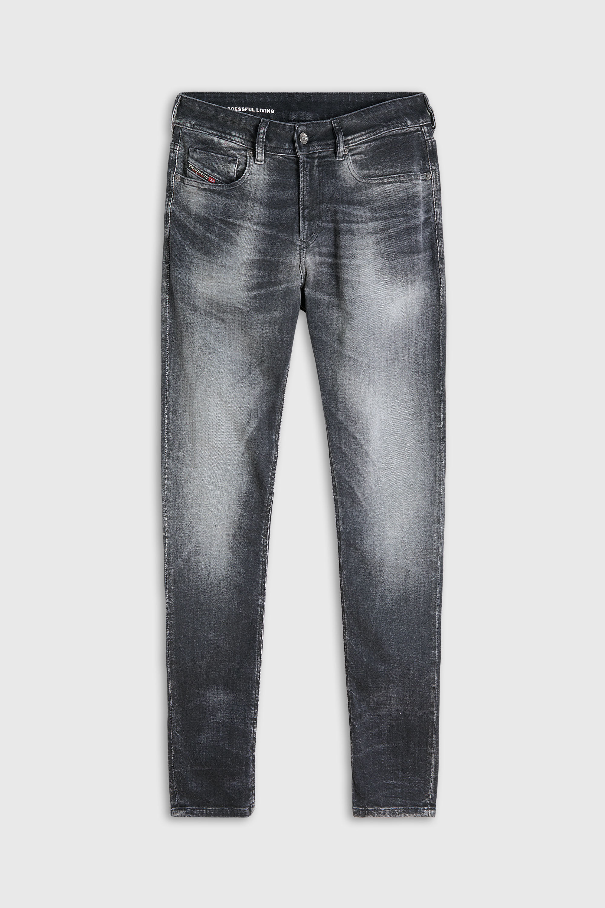 Diesel - Herren Skinny Jeans 1979 Sleenker 09R08, Schwarz/Dunkelgrau - 6