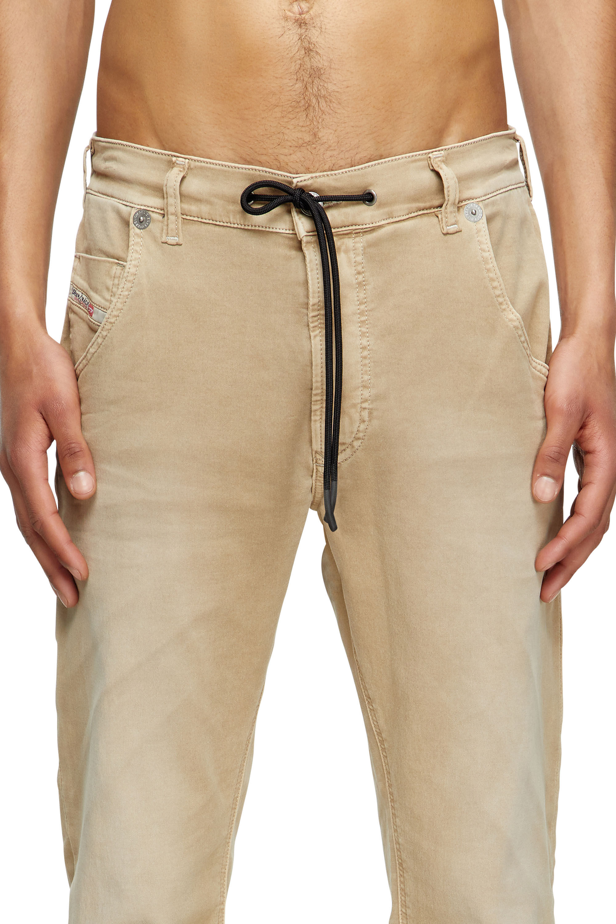 Diesel - Herren Regular 2030 D-Krooley Joggjeans® 0670M, Beige - 5