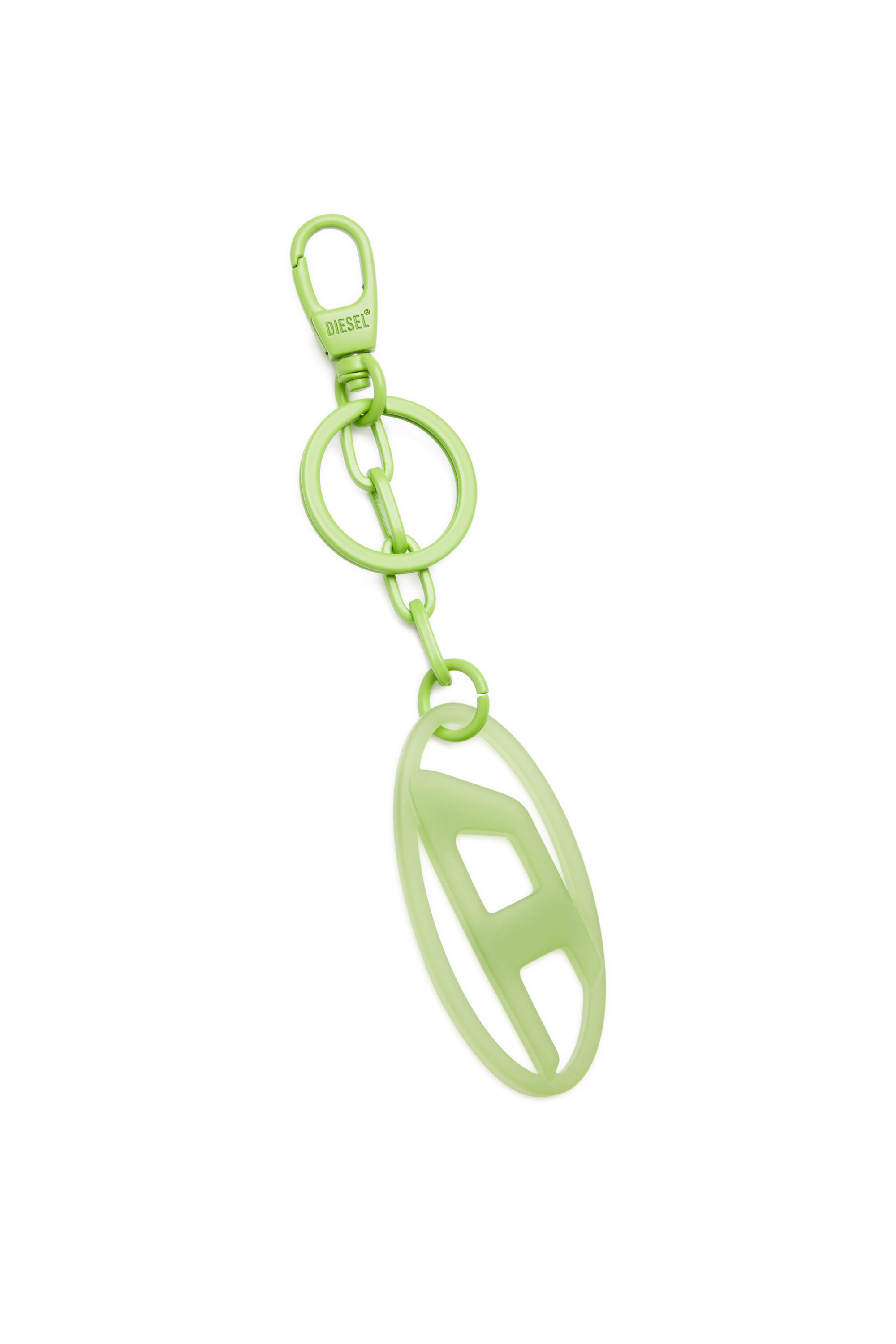 Diesel - OVAL D CHARM, Unisex Ovaler D-Anh&auml;nger/Schl&uuml;sselring aus Metall und Harz in Gr&uuml;n - 3