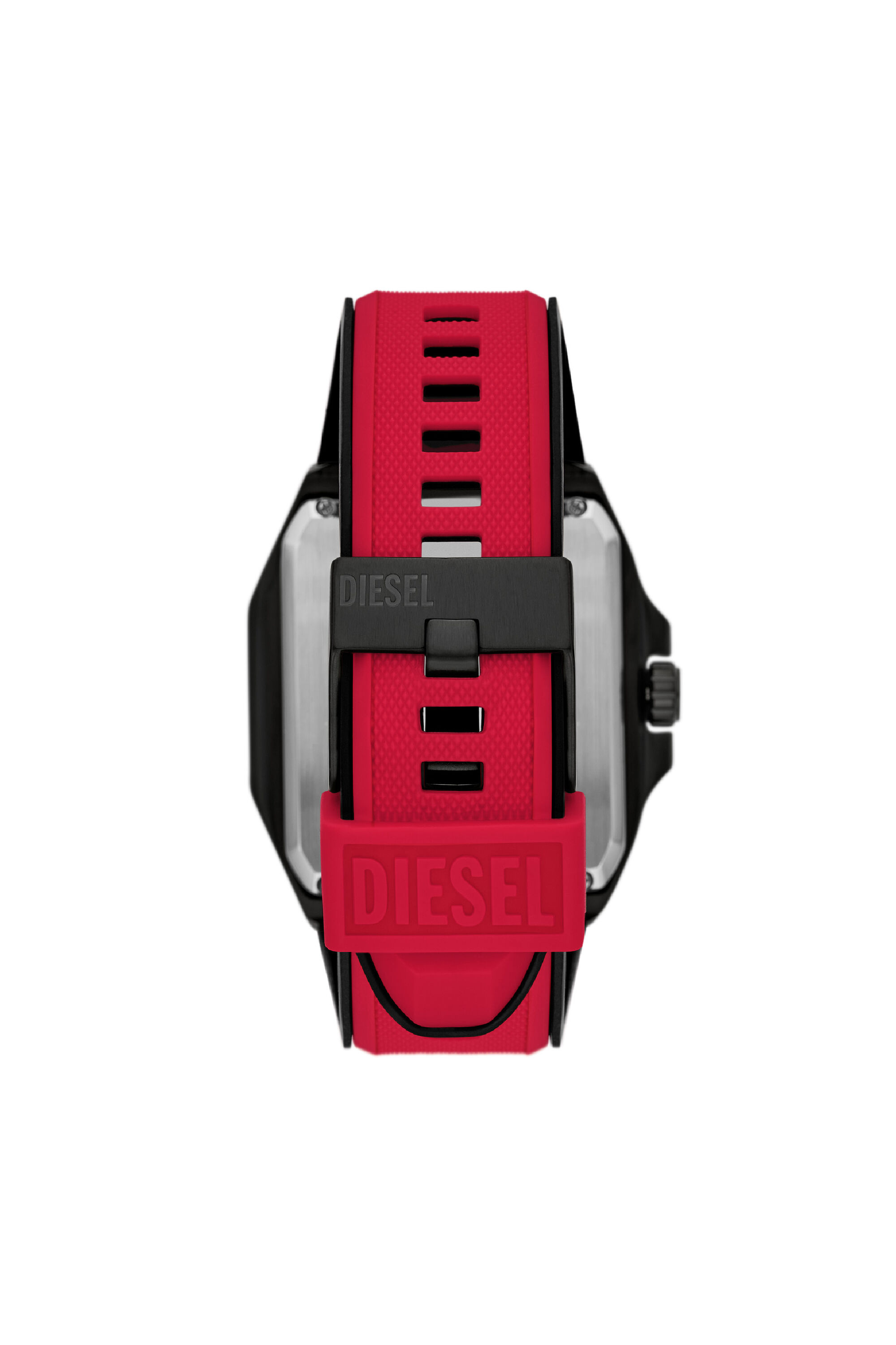 Men's Flayed silicone watch | Red | Diesel