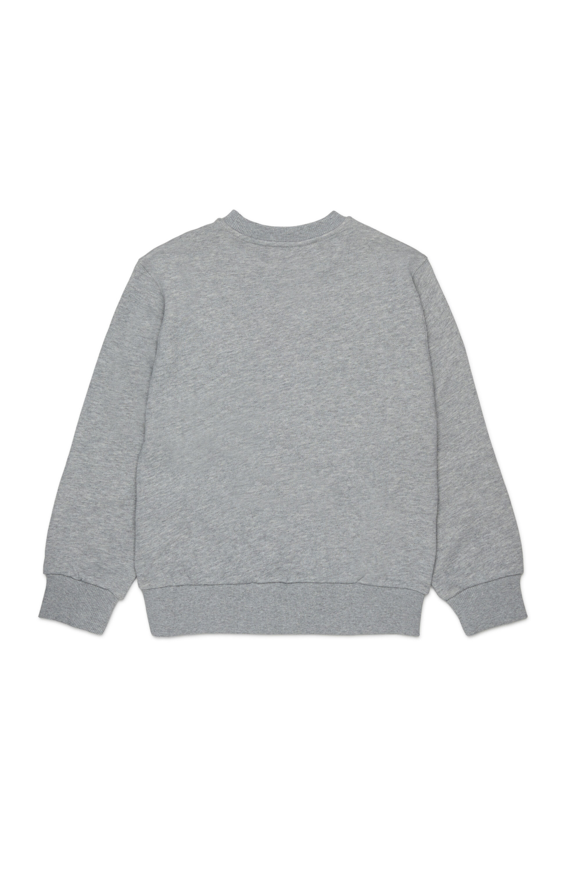 Diesel - SXGIN OVER, Unisex Sweatshirt mit kleinem Logo-Aufn&auml;her in Grau - 2