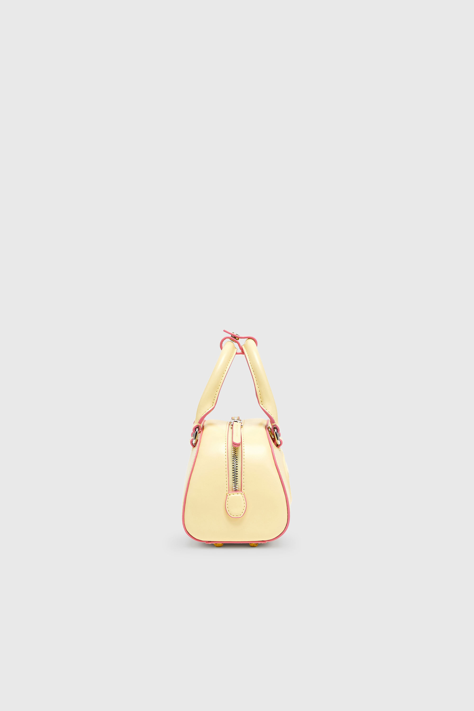 Diesel - 1DR DOME CROSSBODY, Damen 1DR Dome-Kleine-Bowling-Tasche aus Leder in Gelb - 5