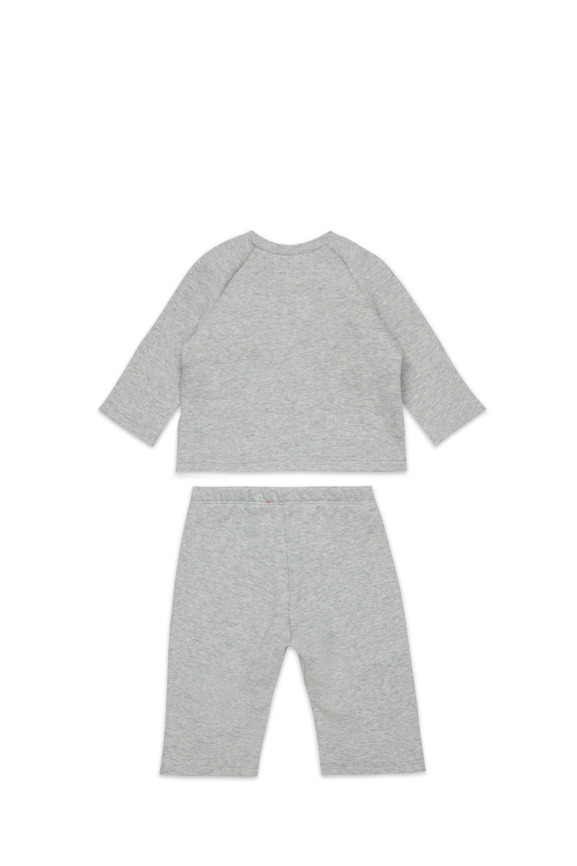 Diesel - SLUPY-SET-NB, Unisex Neugeborenen-Set mit Logo-Print in Grau - 2