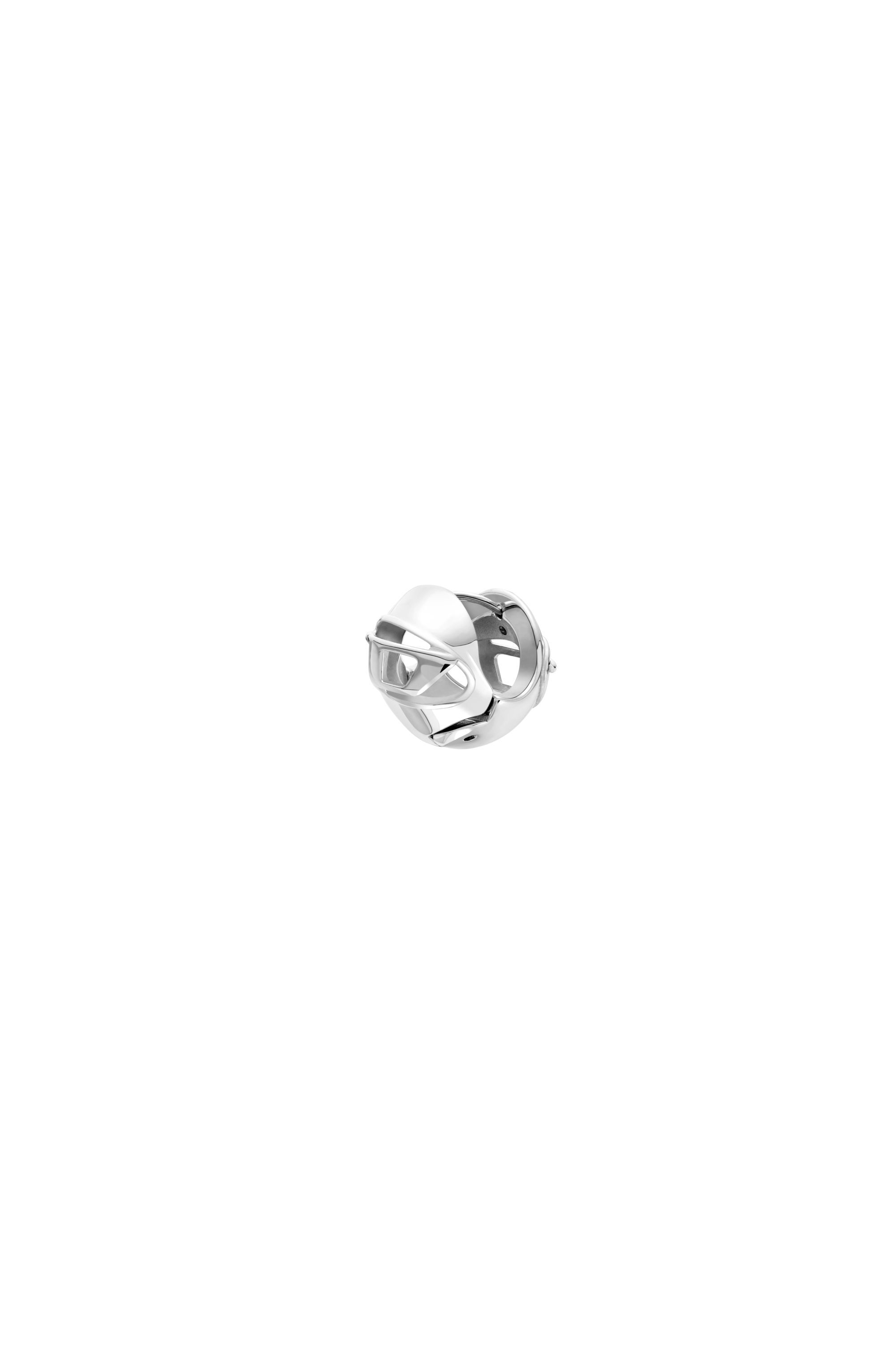 Diesel - DX1718040, Unisex Creole aus Edelstahl in Silber - 1
