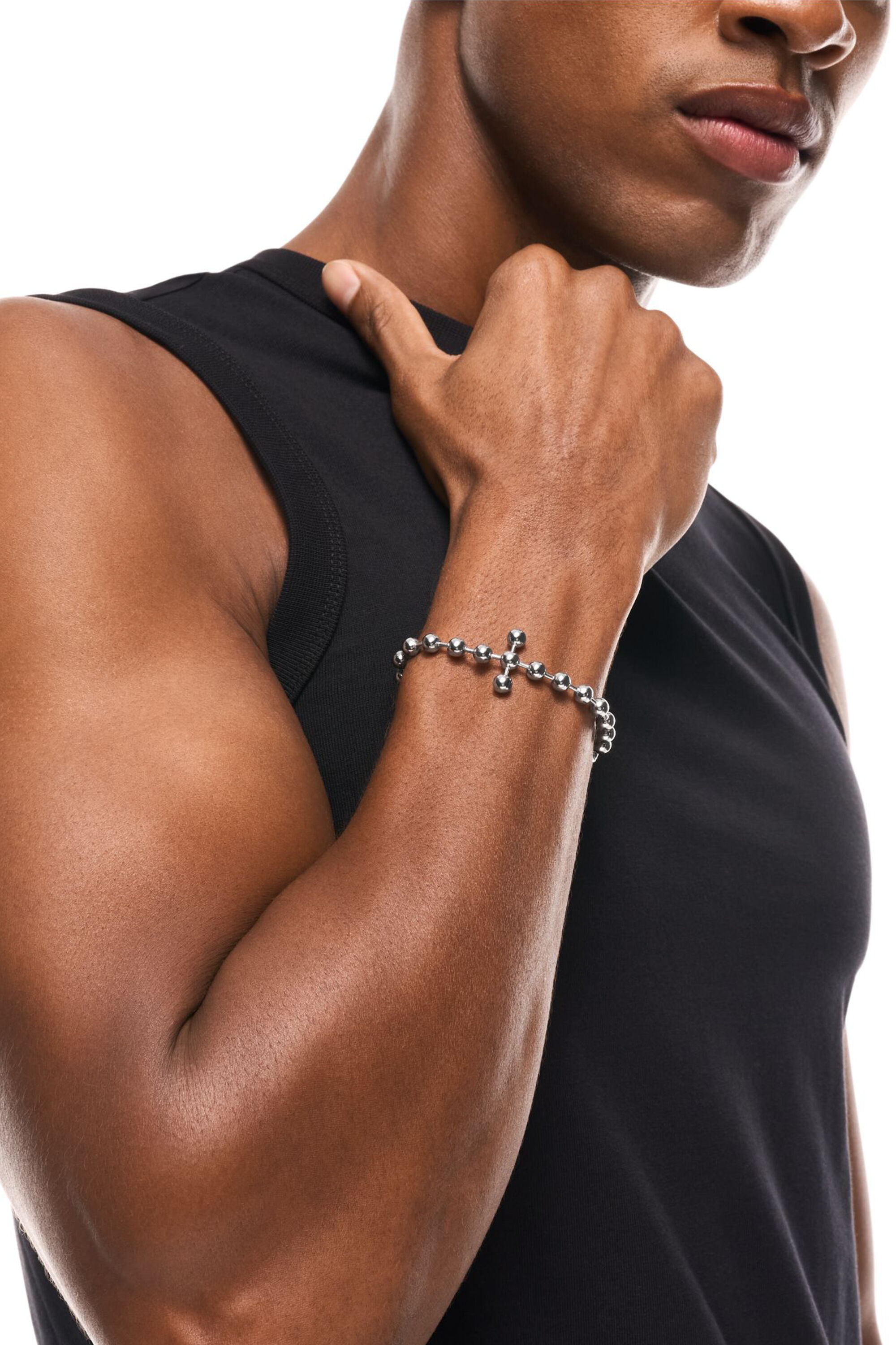 Diesel - DX167540 JEWELLERY, Unisex Armband mit Edelstahlkette in Silber - 3