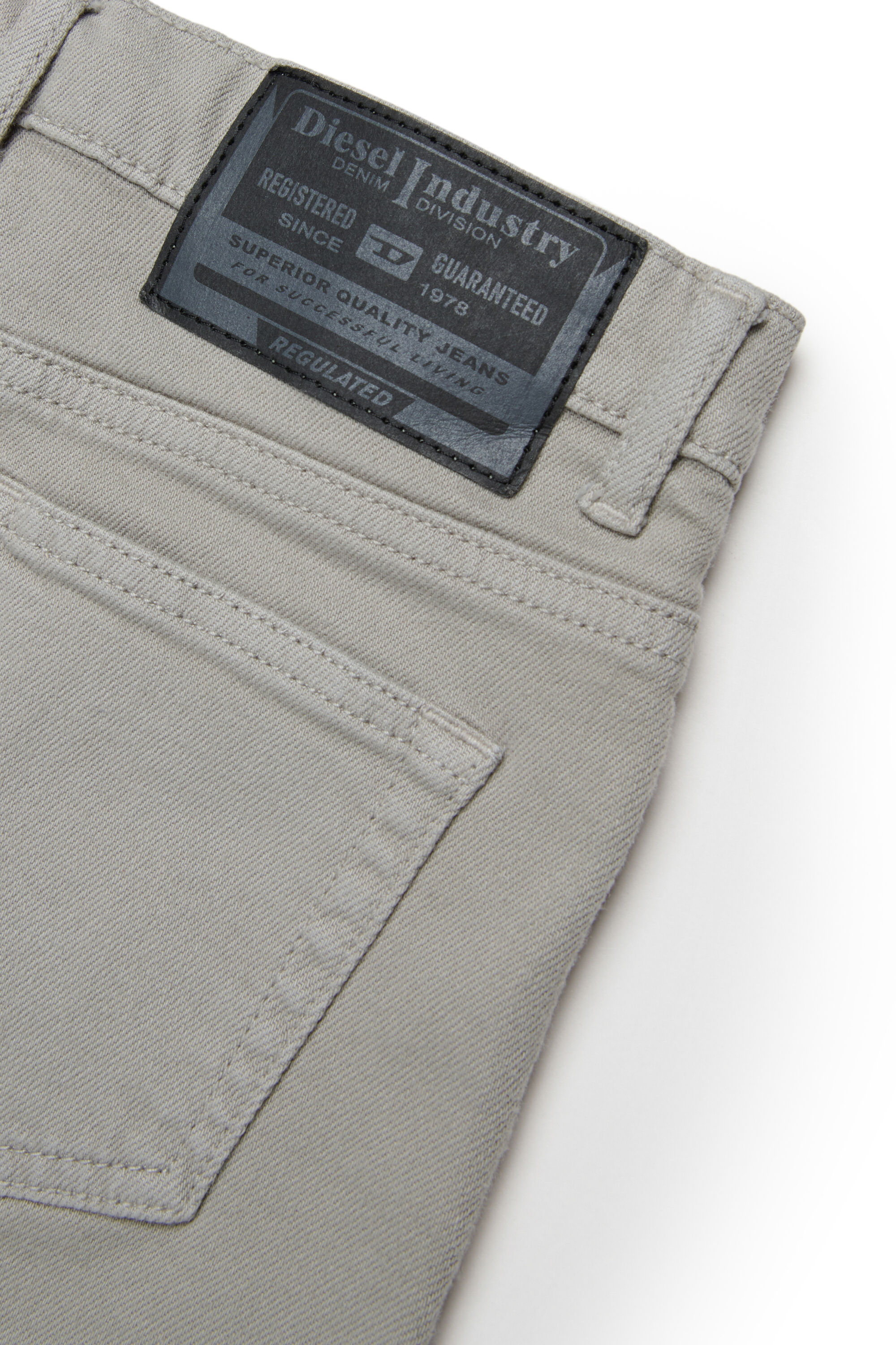 Diesel - GIANNA-SP, Damen Jeansrock mit metallic Finish in Silber - 4