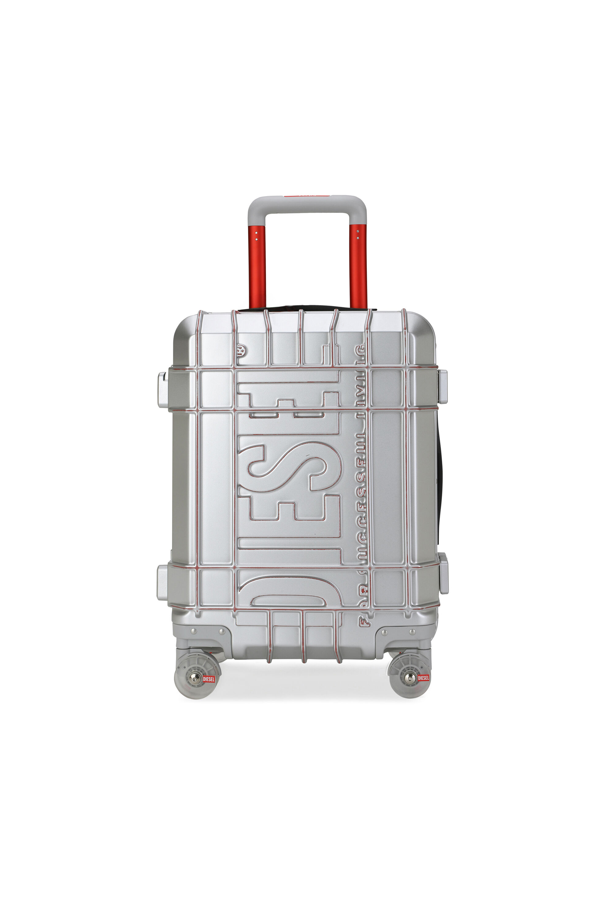Diesel - DIESEL PC STRONG IMAGE TROLLEY- DSL003, Unisex Robuster Koffer Gr&ouml;&szlig;e S in Silber - 2