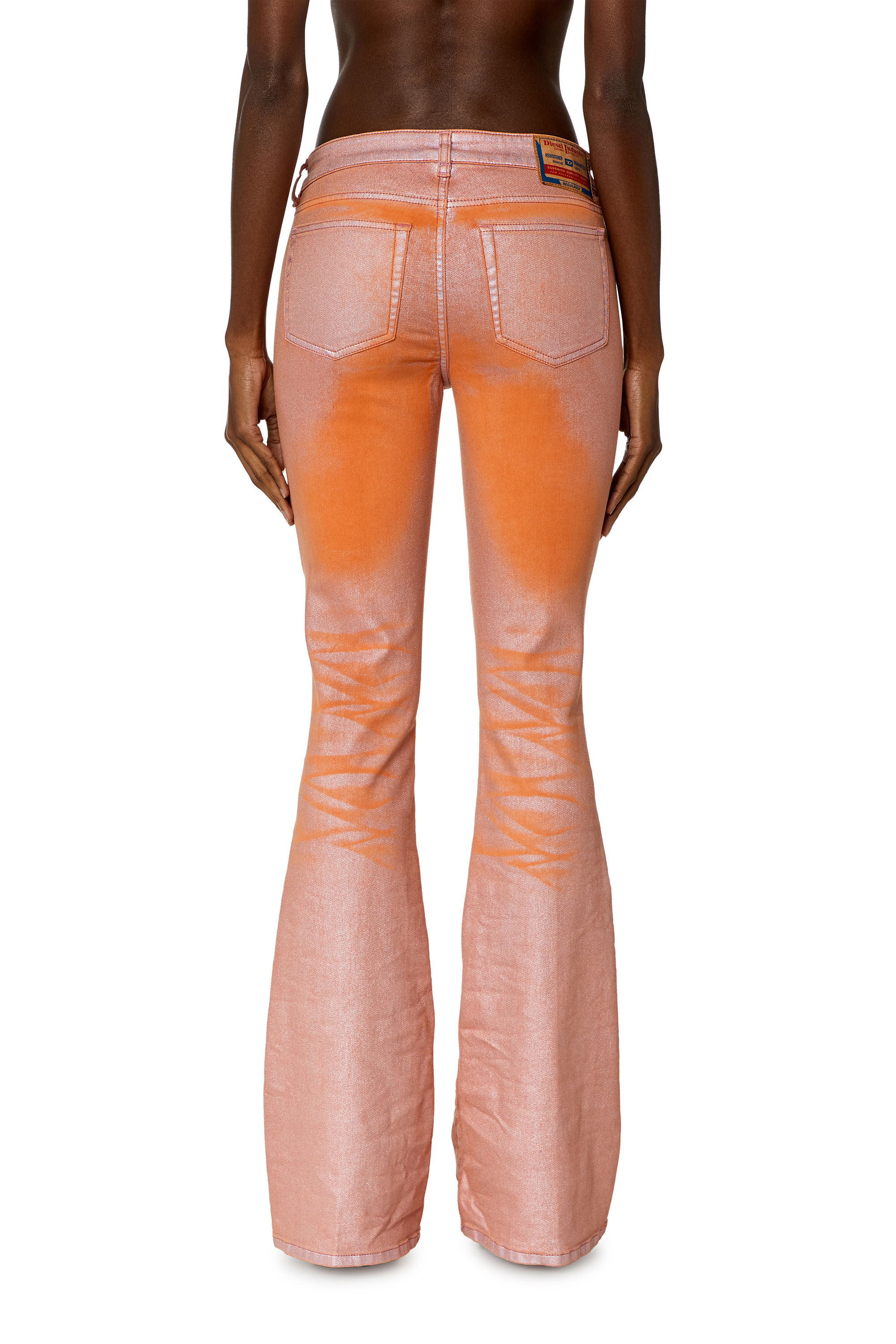 Diesel - Bootcut and Flare Jeans 1969 D-Ebbey 068KT, Rosa/Orange - Image 4
