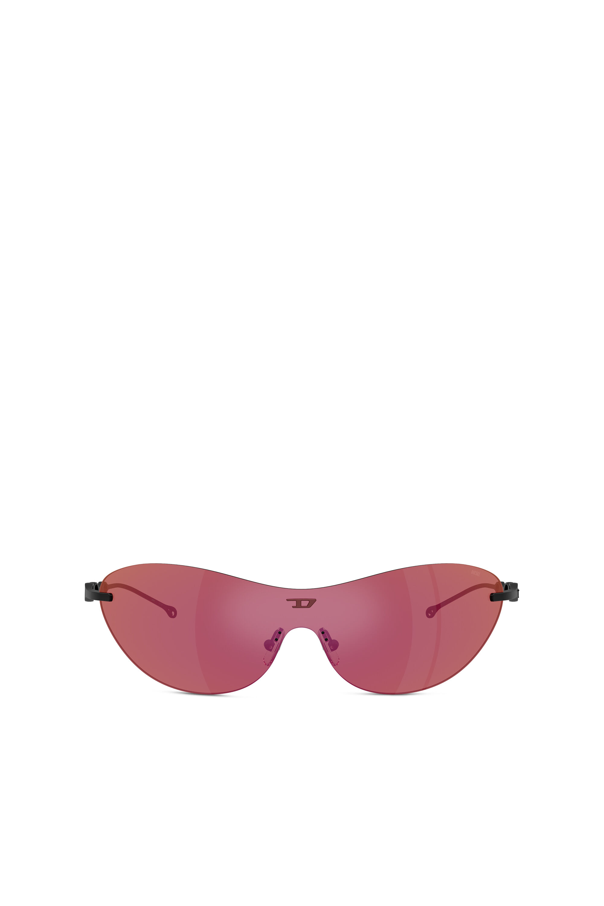 Diesel - 0DL1006, Unisex Ovale Sonnenbrille in Dunkelviolett - 1