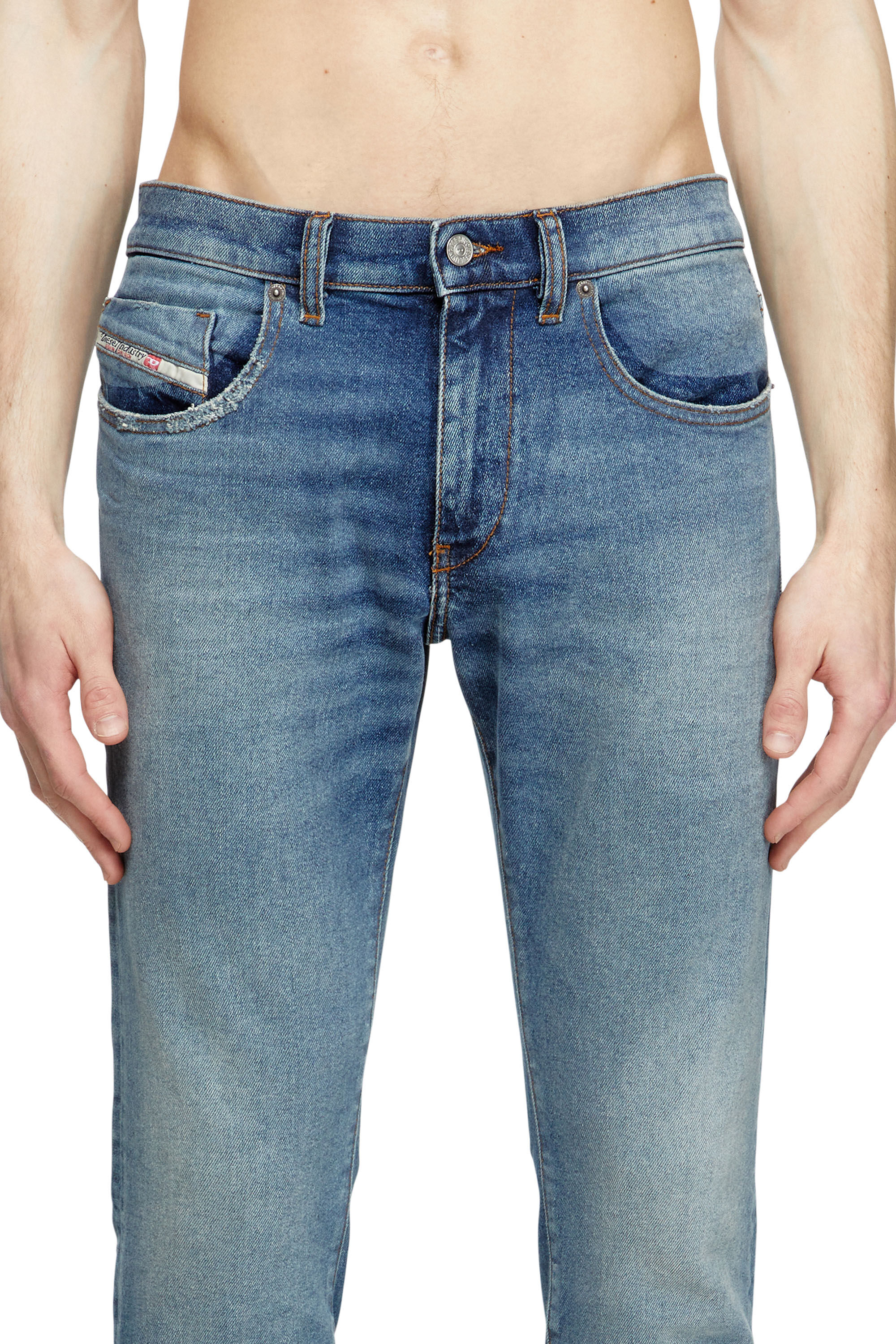 Diesel - Herren Slim Jeans 2019 D-Strukt 0DBEF, Mittelblau - 5