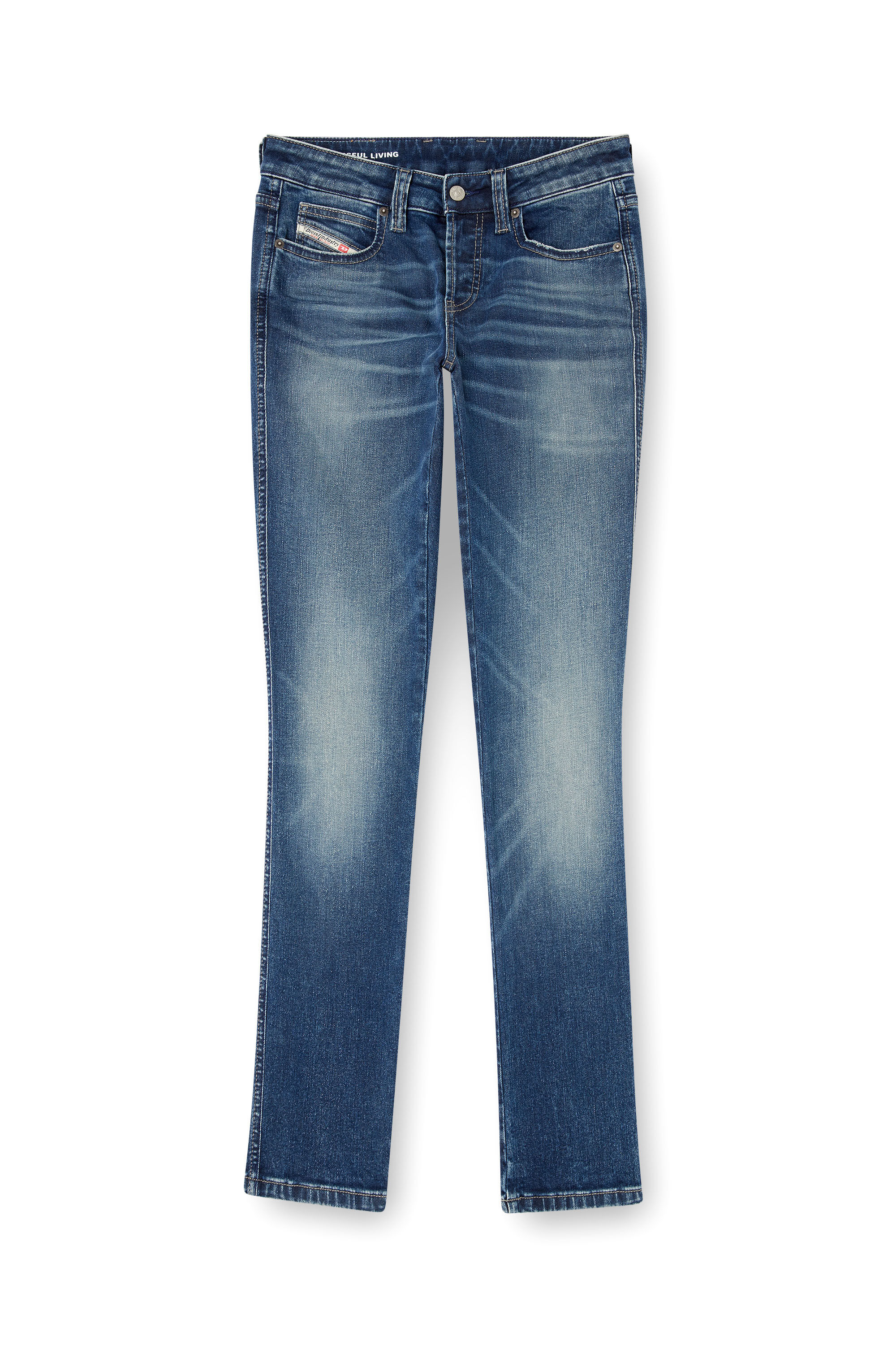 Diesel - Damen Slim Jeans 1992 D-Jiann 0DBEE, Mittelblau - 2