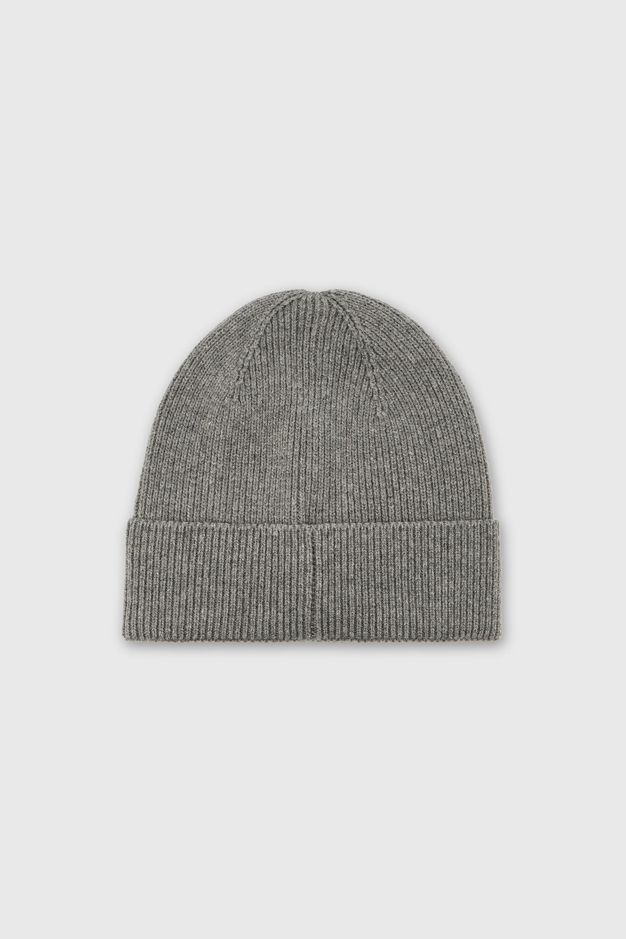 Diesel - K-CODER-FULLY B, Unisex Gerippte Beanie-M&uuml;tze mit D-Stickerei in Grau - 2