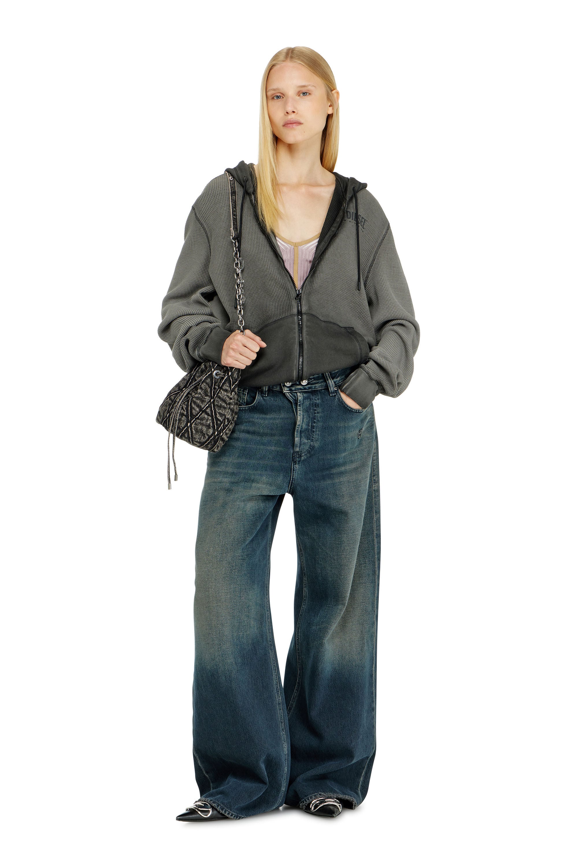 Diesel - Unisex Relaxed Jeans 1996 D-Sire 09N67, Dunkelblau - 1