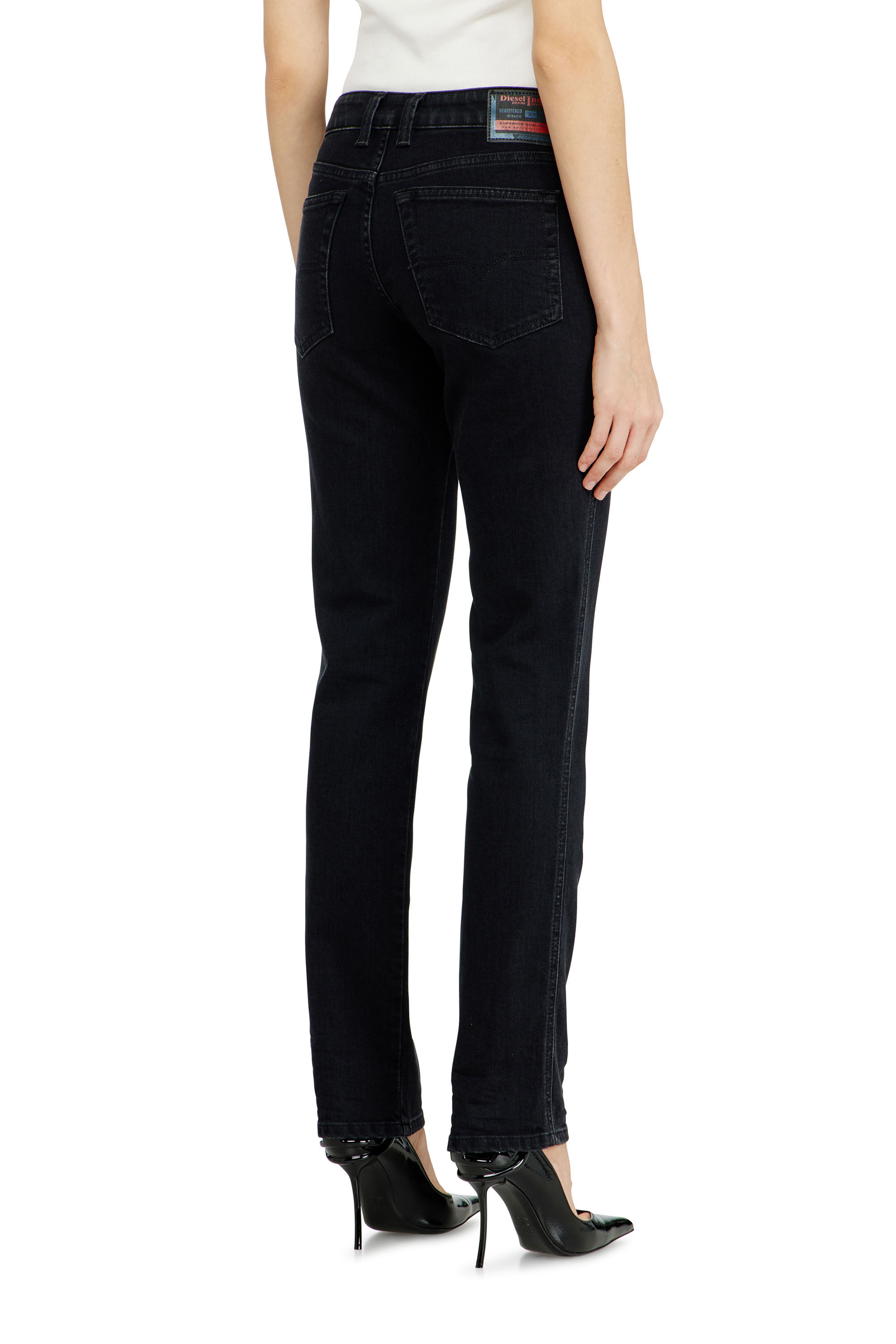 Diesel - Damen Slim Jeans 1992 D-Jiann 09N89, Schwarz/Dunkelgrau - 5