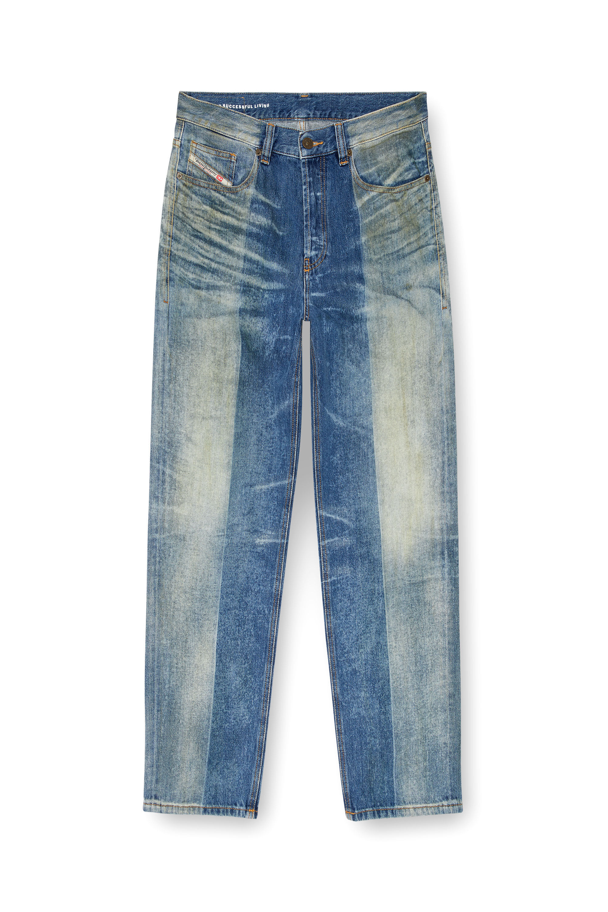 Diesel - Herren Straight Jeans 2010 D-Macs 09L04, Mittelblau - 2