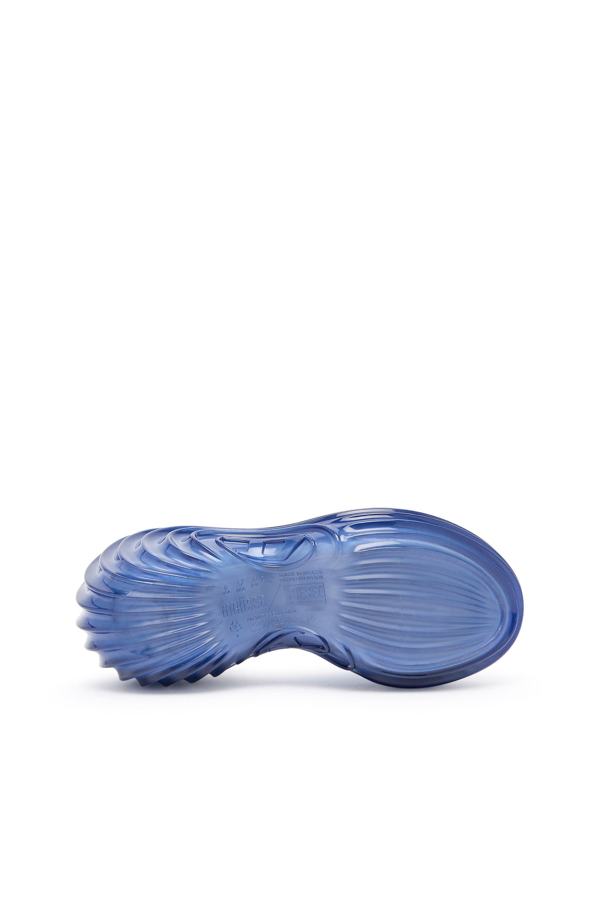 Diesel - MELISSA QUANTUM PLATFORM, Damen Plateau-Pantolette aus Melflex&reg; in Blau - 5
