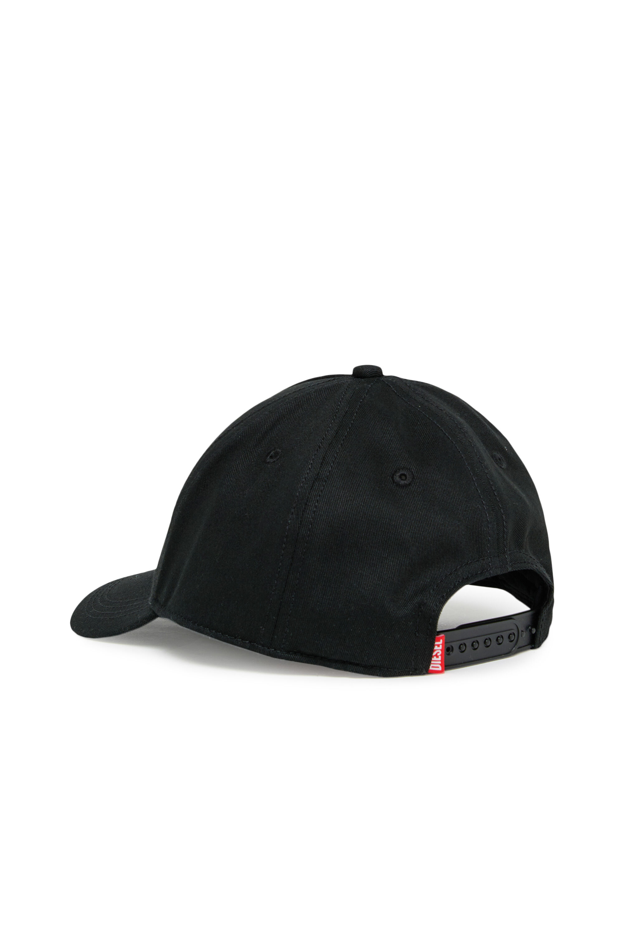 Diesel - FLIMO, Man's Baseball cap with Oval D logo print in Black - 2
