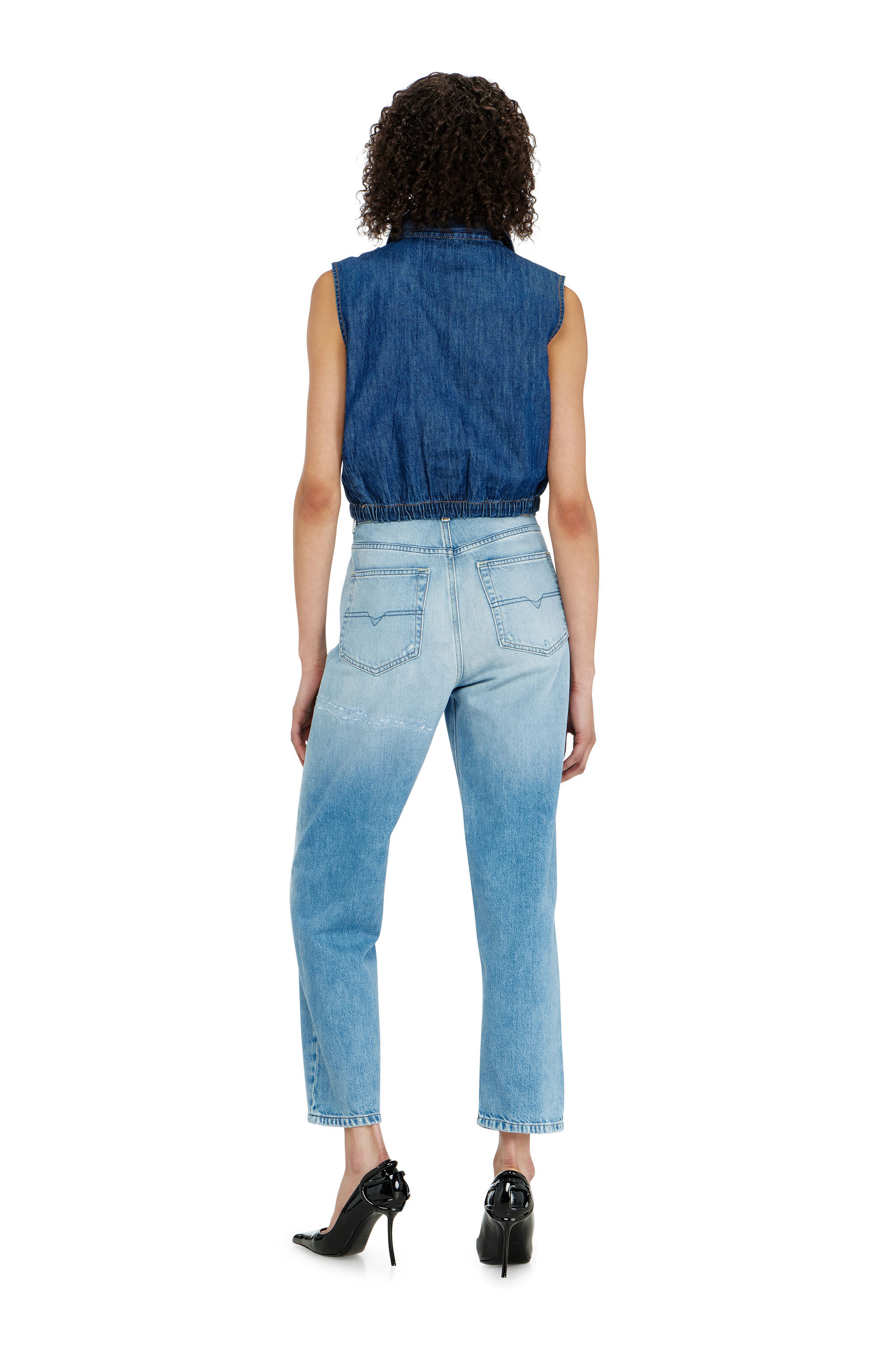 Diesel - Damen Regular Jeans 1981 D-Went 09P49, Hellblau - 3