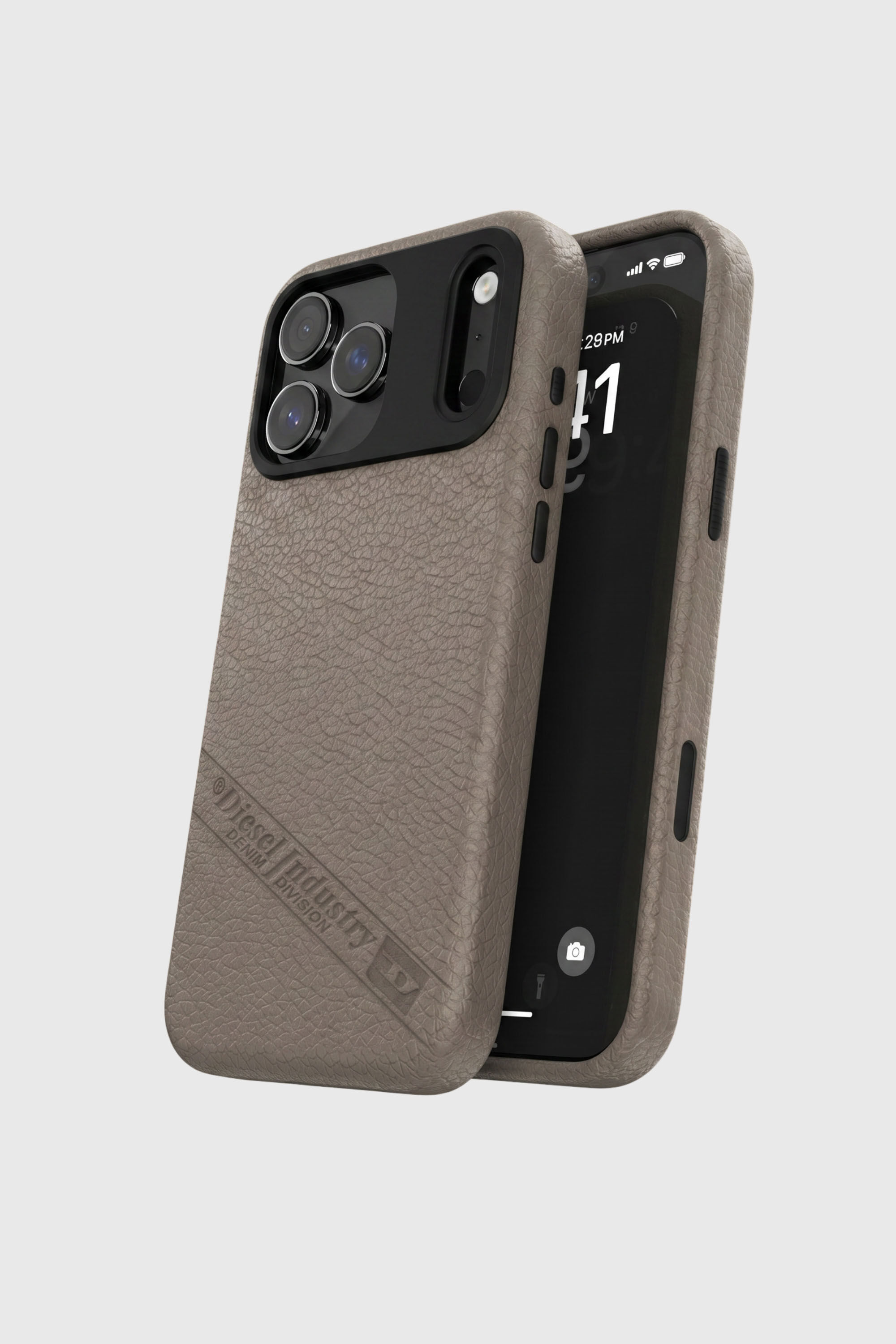 Diesel - 60645 MOULDED CASE, Unisex Flag D H&uuml;lle mit MagSafe f&uuml;r iPhone 17 Pro Max in Beige - 4