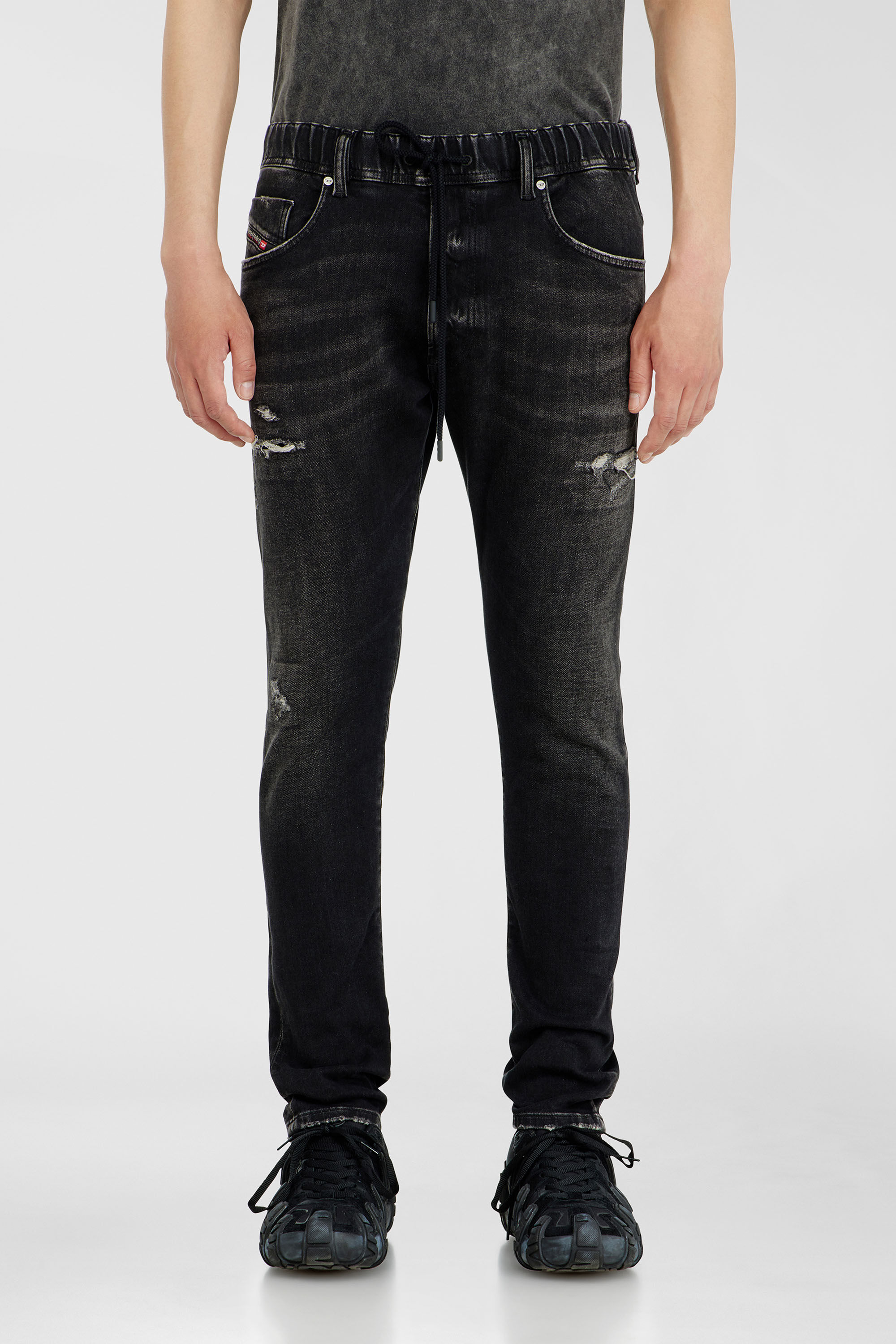 Diesel - Herren Regular 2030 D-Krooley Joggjeans&reg; 09Q22, Schwarz/Dunkelgrau - 2