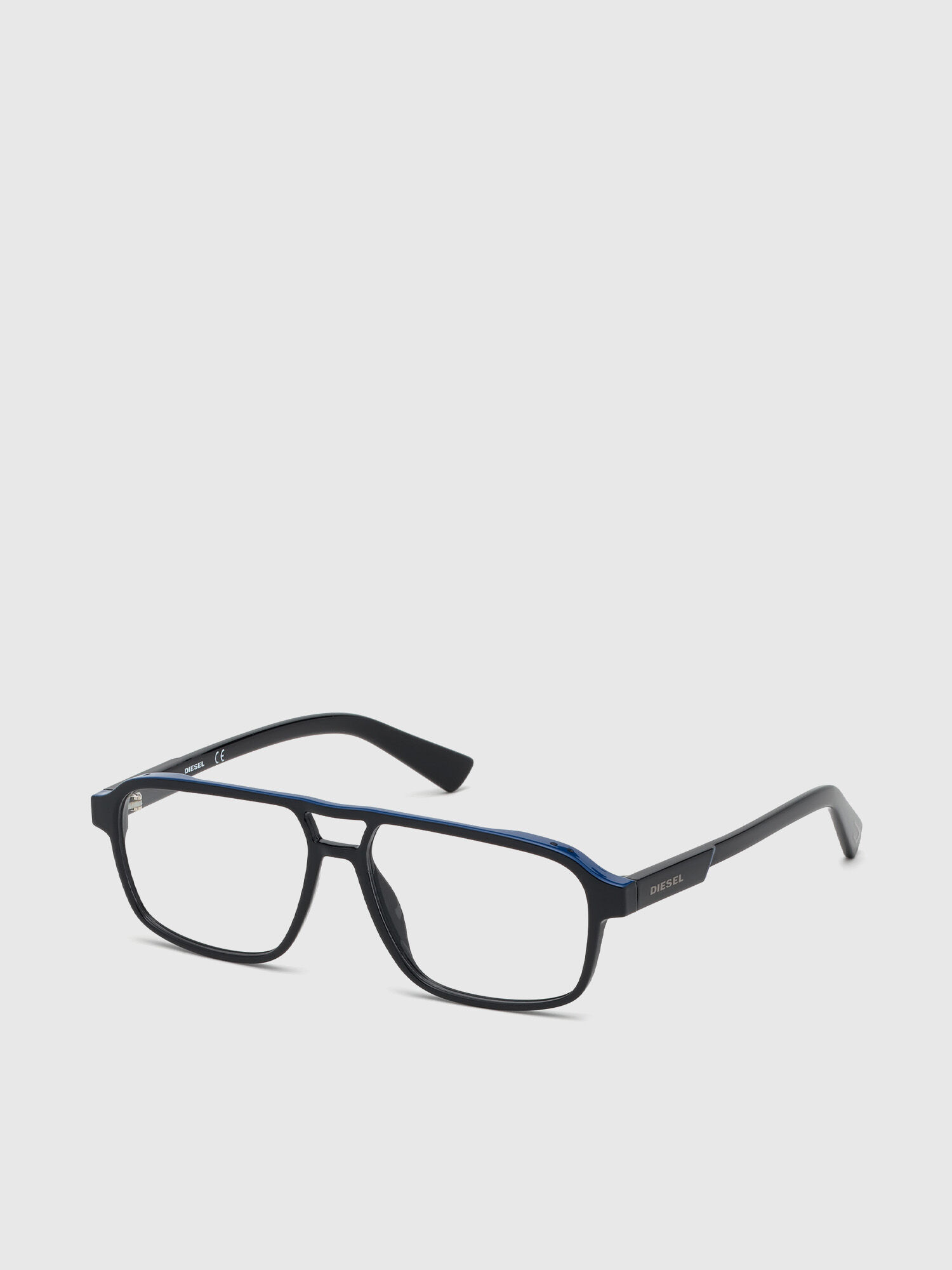 Diesel - DL5309, Herren Korrekturbrille mit Navigatorform in Schwarz - 2