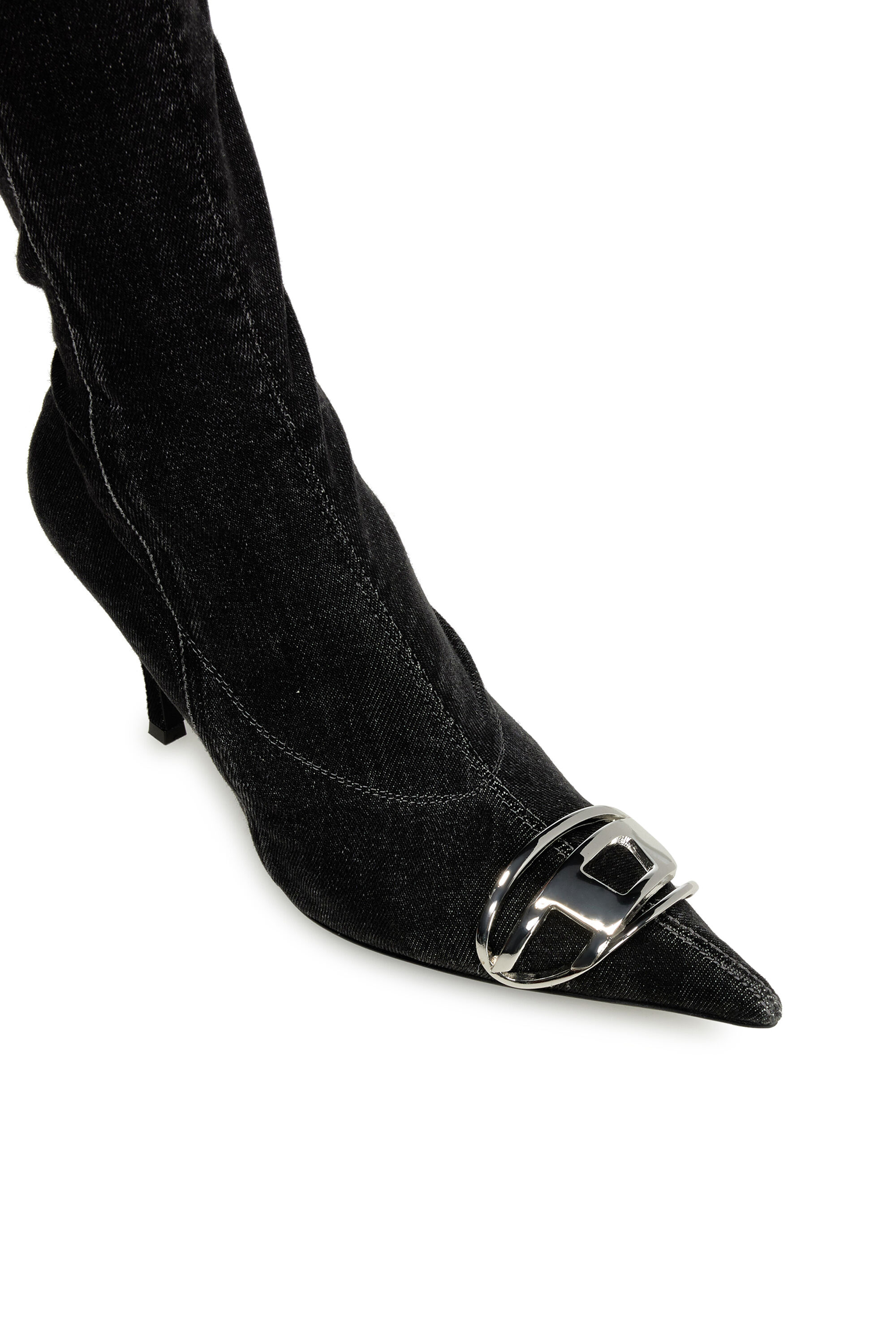 Damen D-Venus-Overknee-Stiefel | Schwarz | Diesel