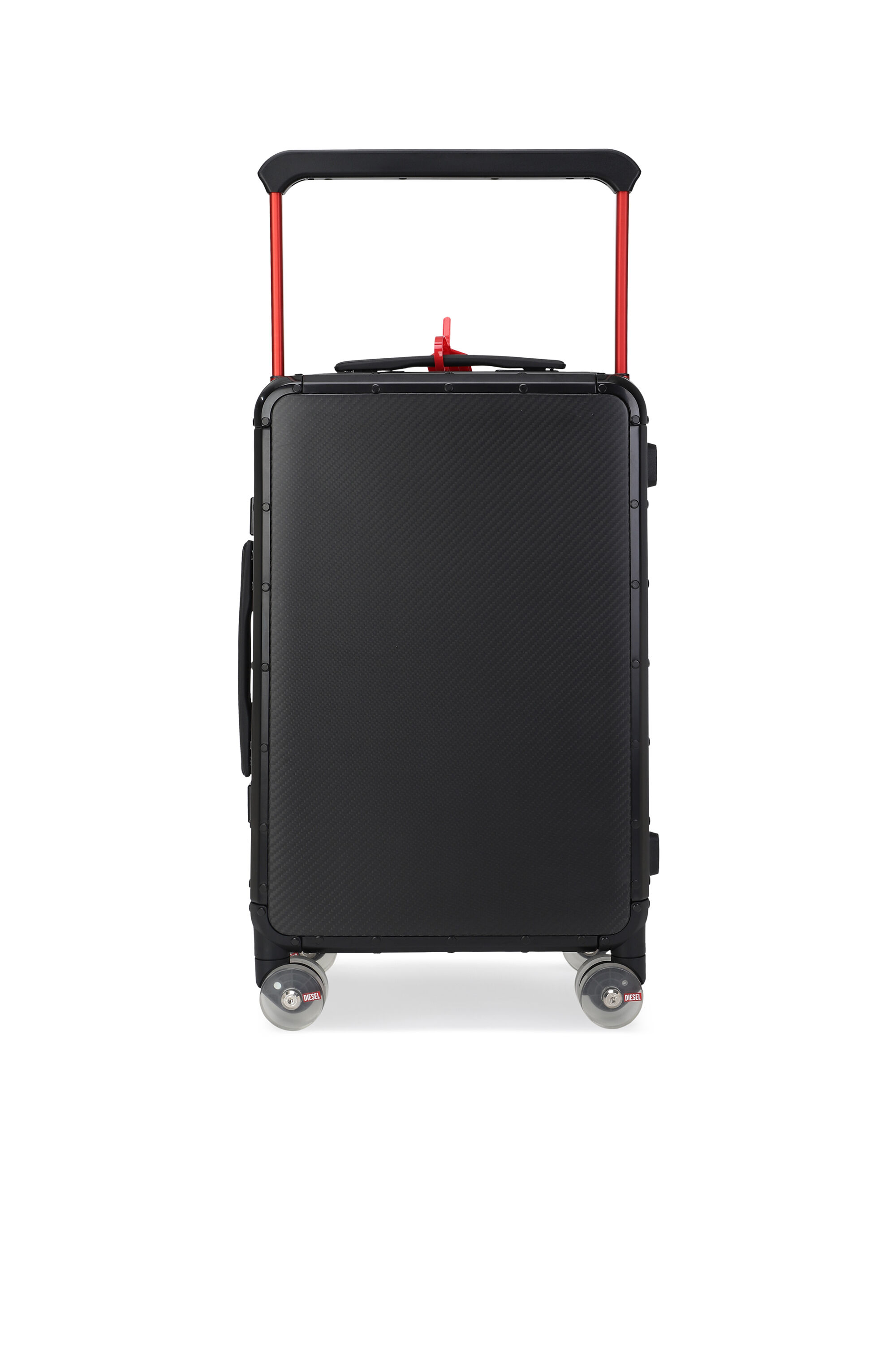 Diesel - DIESEL CARBON FIBER TROLLEY-BLACK- DSL00, Unisex Koffer aus Kohlefaser Gr&ouml;&szlig;e S in Schwarz - 2