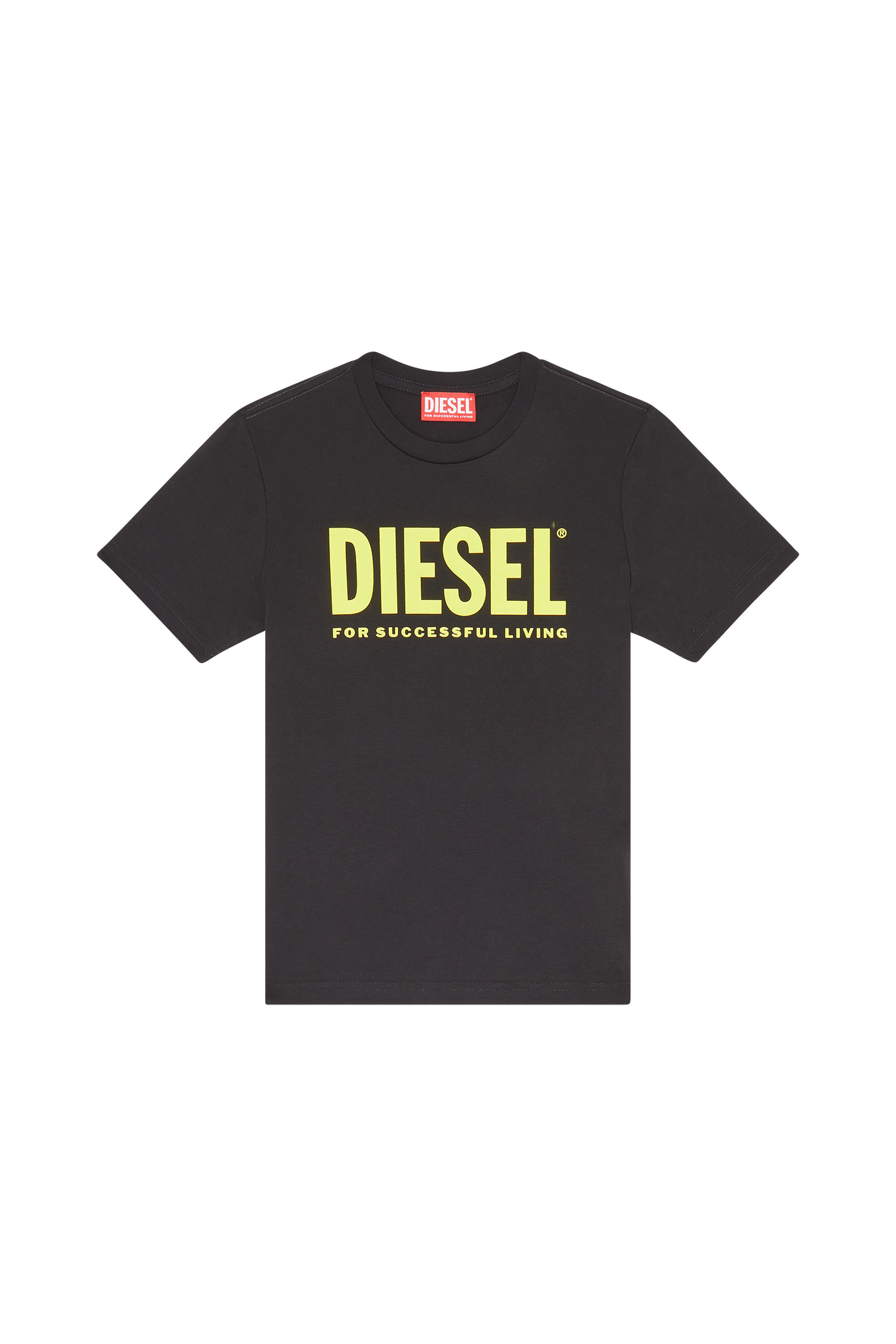 Diesel - TJUSTLOGO, Schwarz/Gelb - Image 1