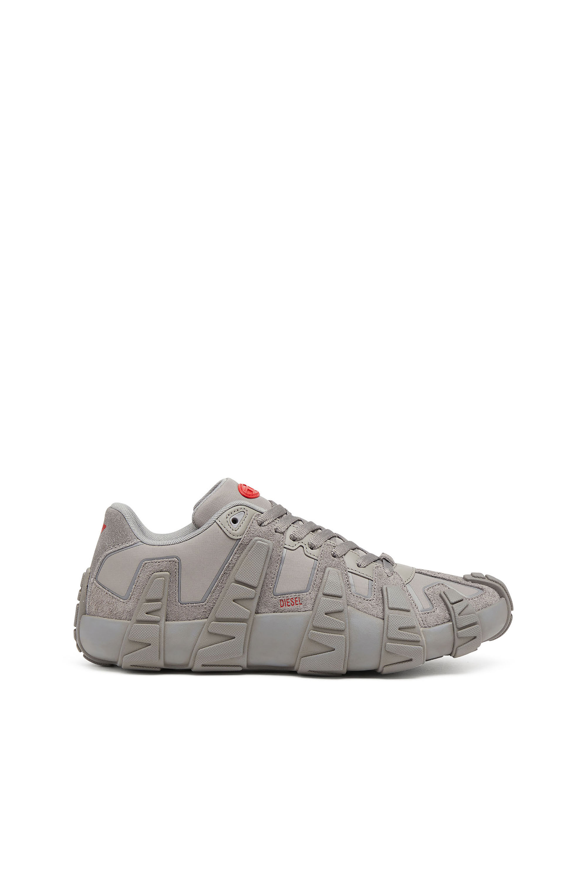 Diesel - S-D-GRIFFE LOW, Herren S-D-Griffe - Turnschuhe aus Nylon in Grau - 1