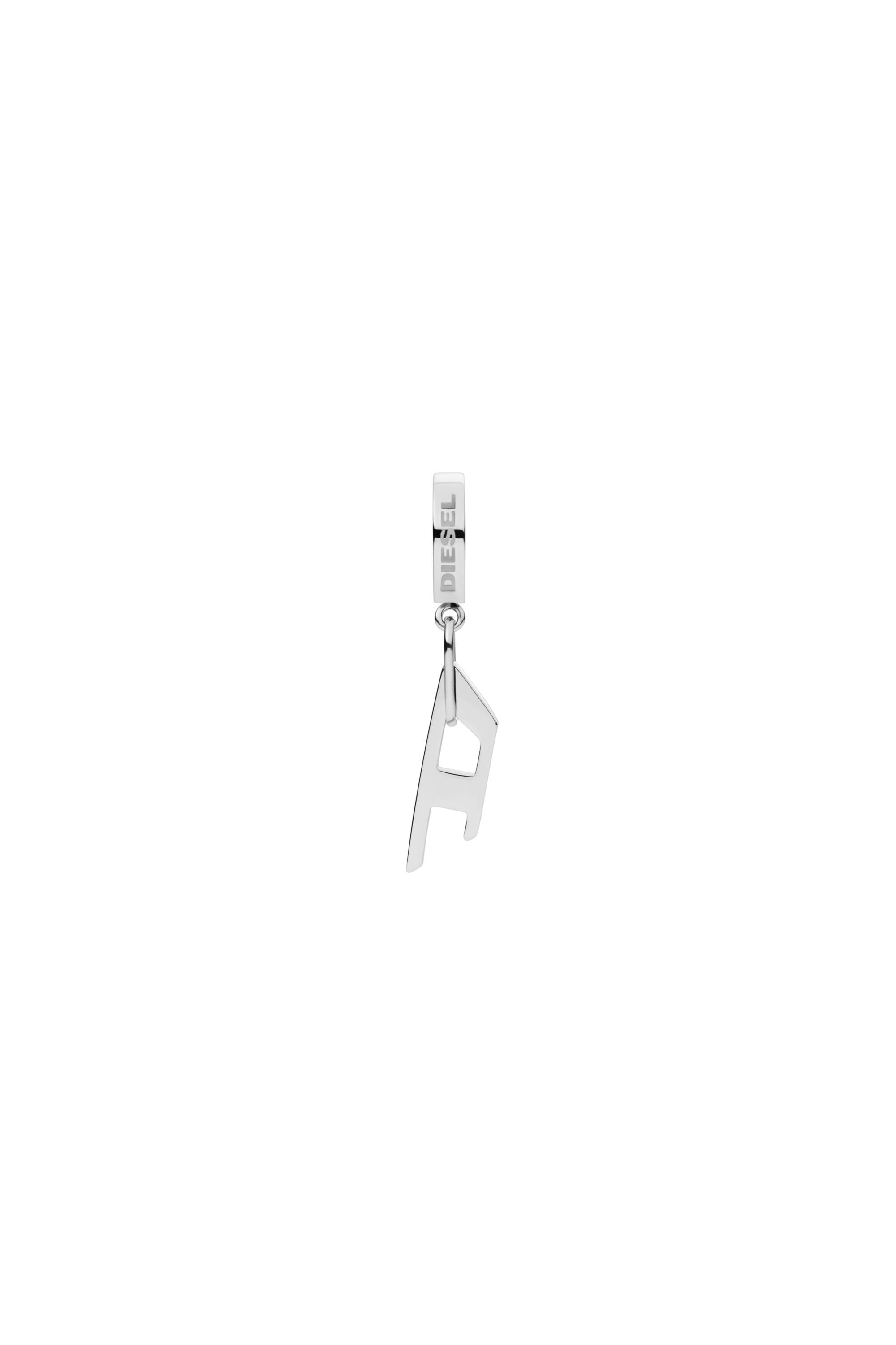 Diesel - DX1336, Unisex Edelstahlkreole in Silber - 2