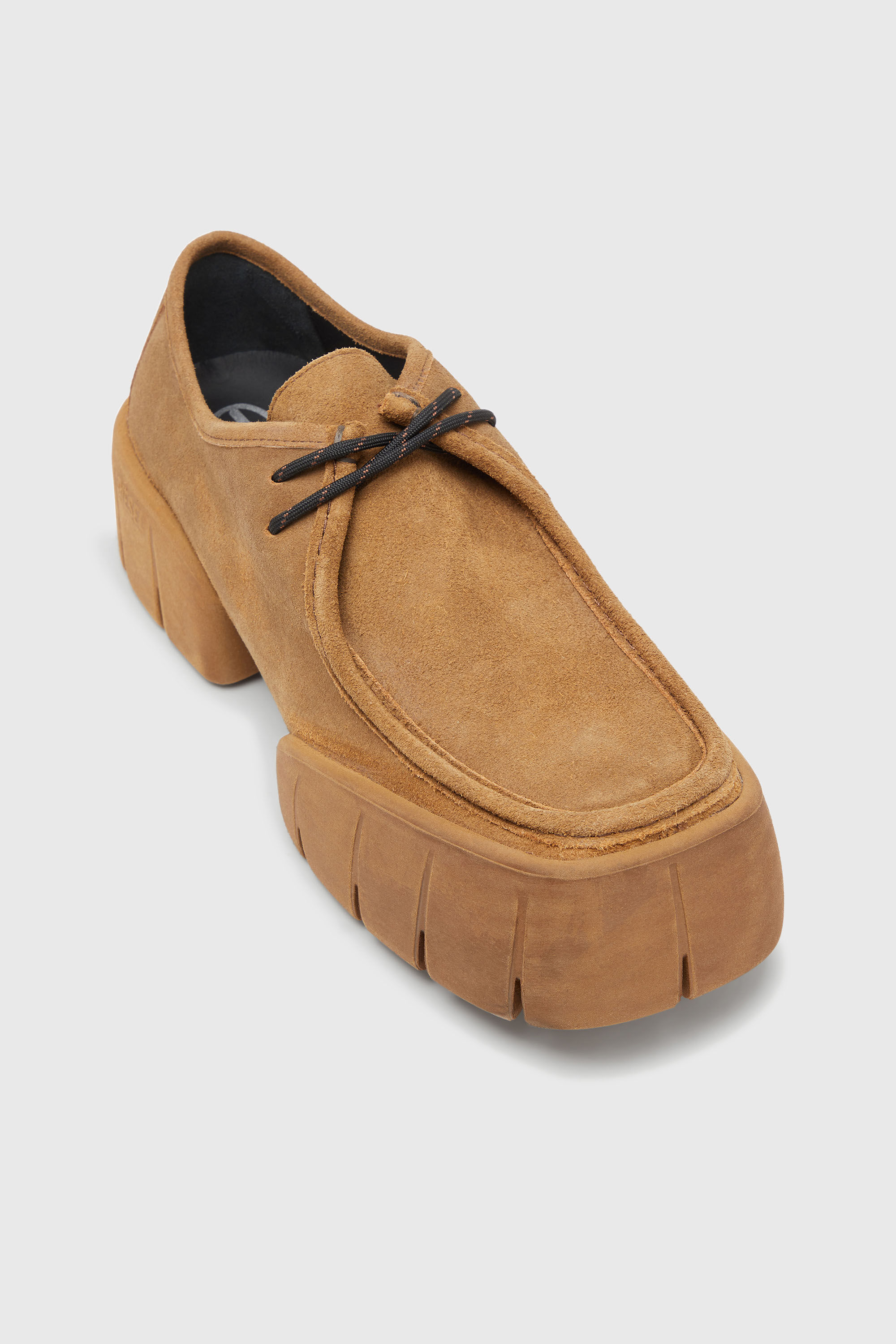 Diesel - D-TEX WB, Herren D-Tex-Mokassinschuhe aus gewachstem Wildleder in Hellbraun - 6