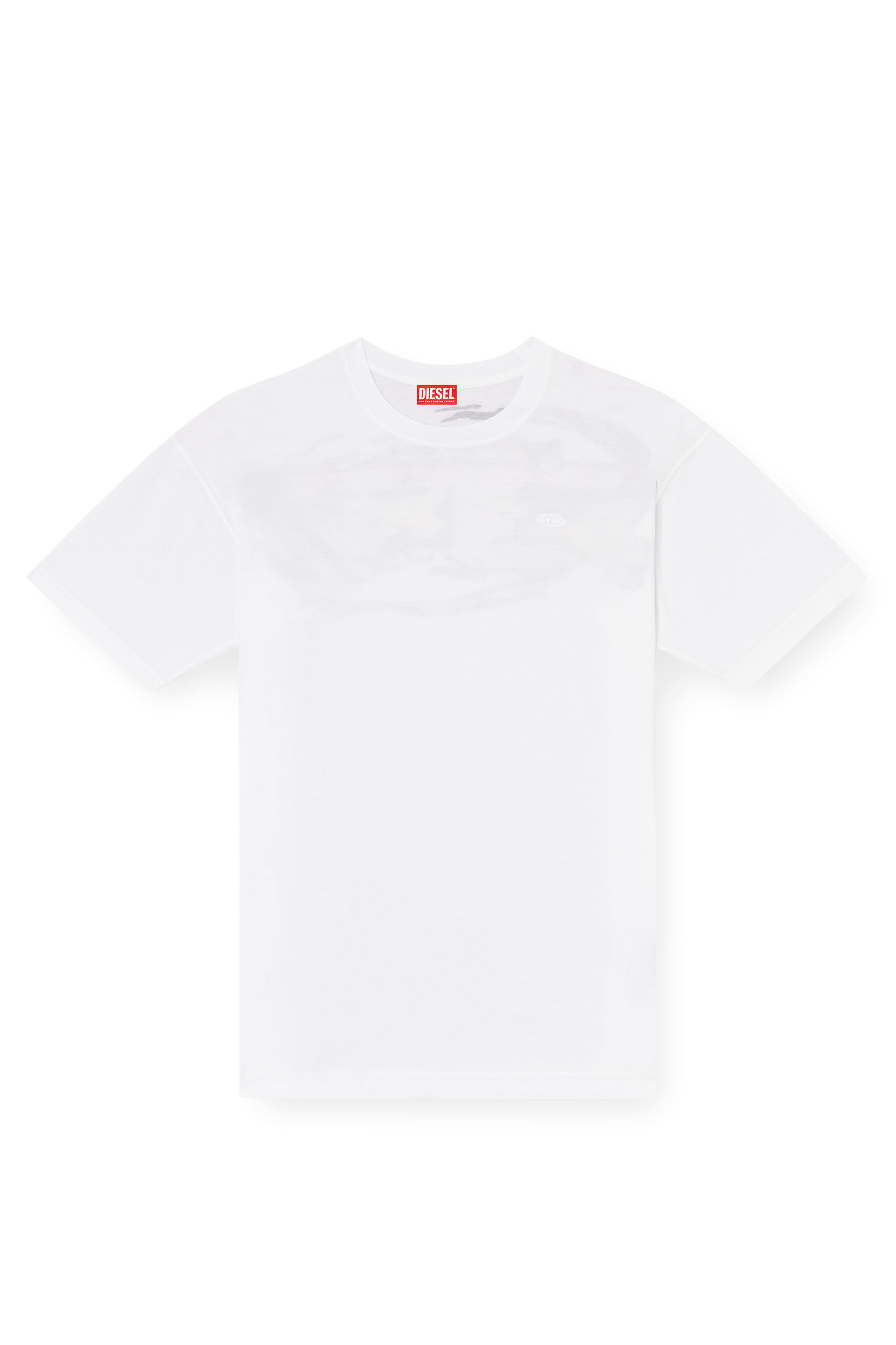 Diesel - T-BOXT-T24, Herren T-Shirt mit Oval D-Logo in Weiß - 2