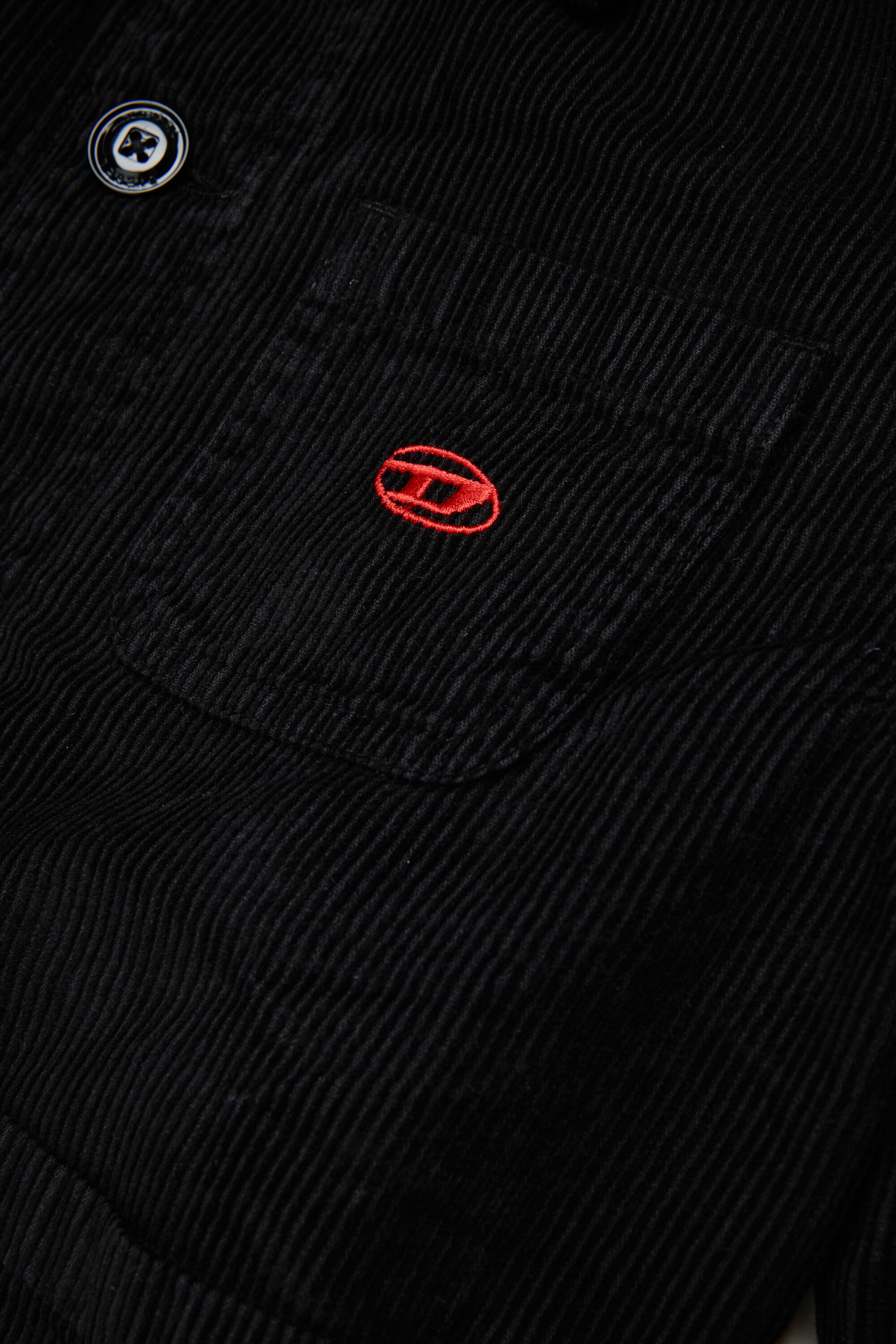 Diesel - JMILL, Man's Corduroy shirt jacket in Black - 4