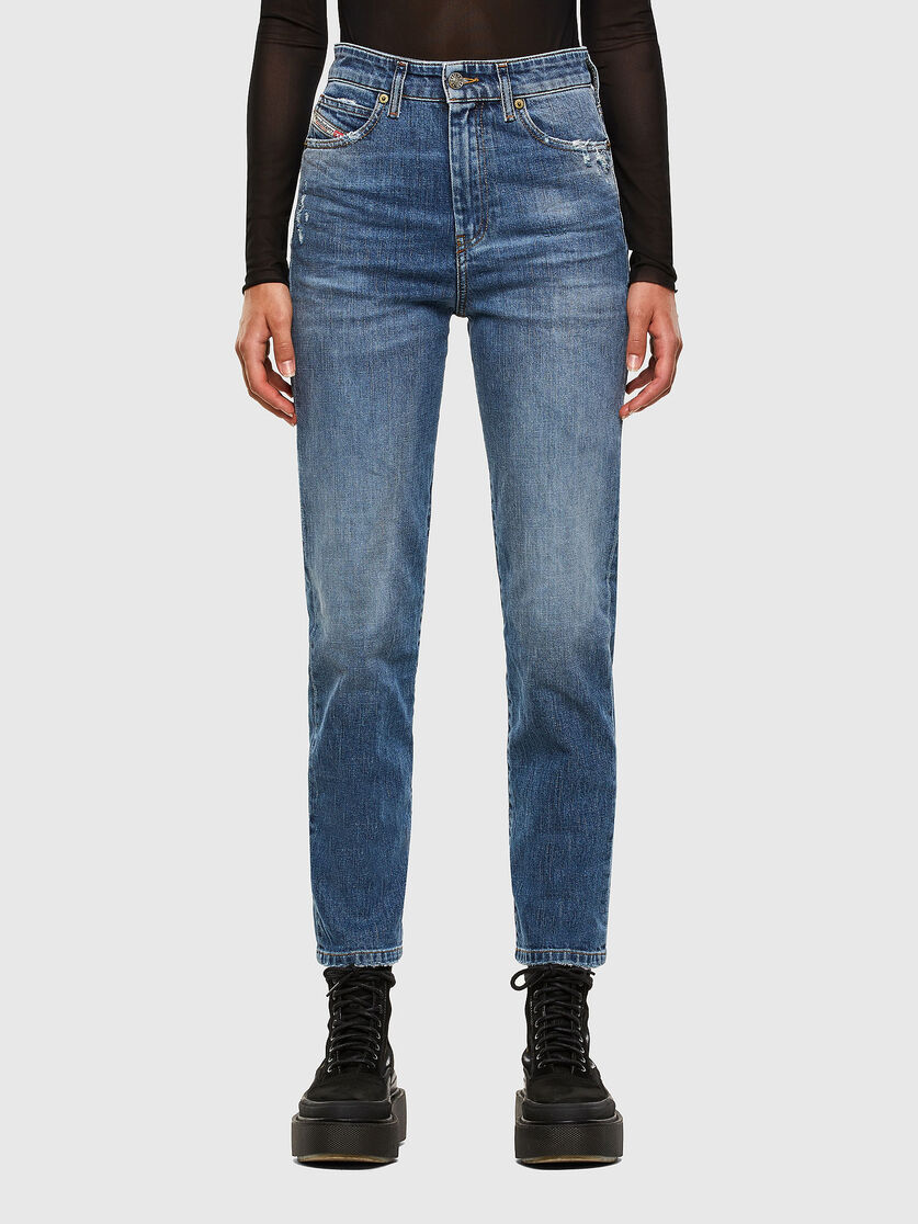D Eiselle 009cz Damen Jeans Straight Mittelblau Diesel