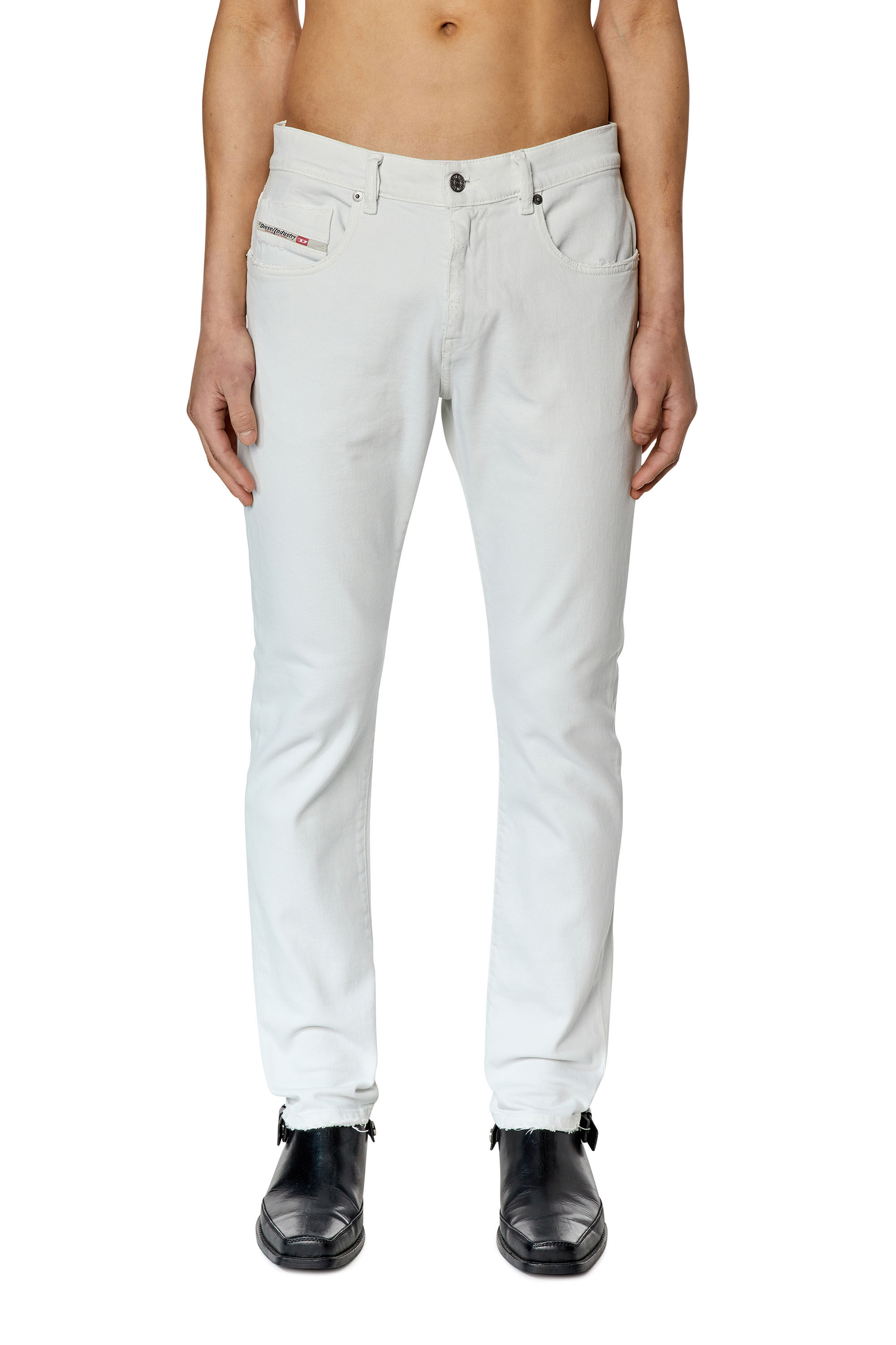 Diesel - Slim Jeans 2019 D-Strukt 09F26, Weiß - Image 3