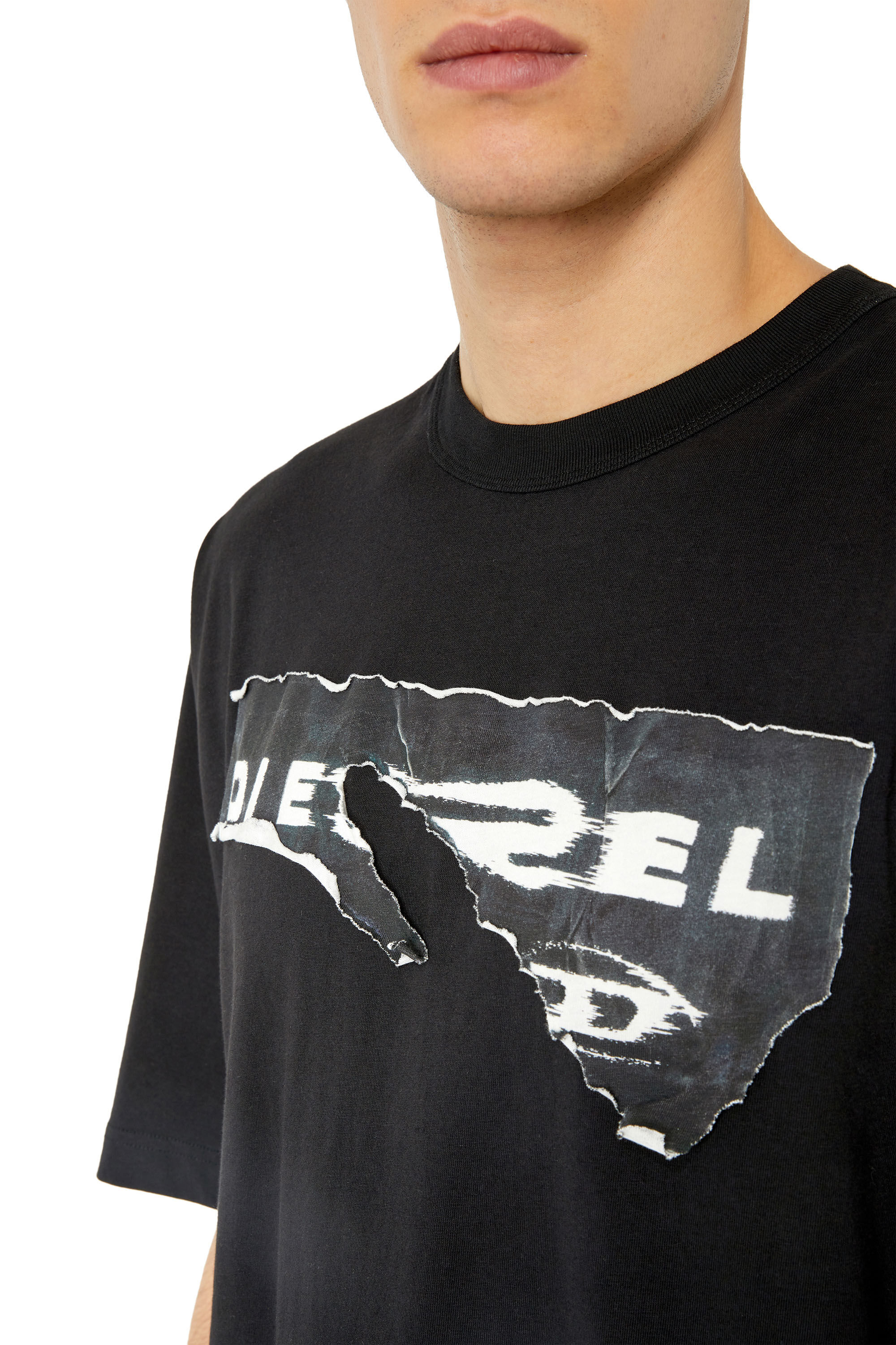 Diesel - T-WASH-POFF, Schwarz - Image 5