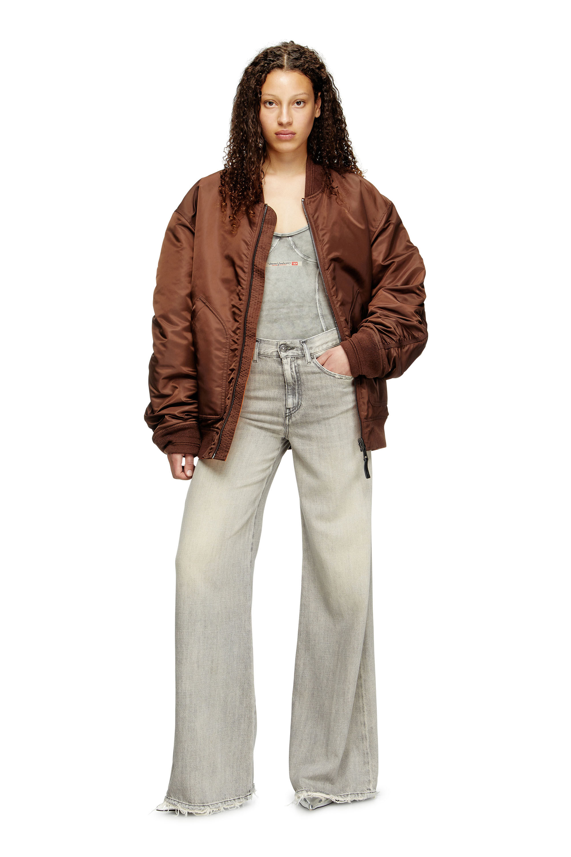 Diesel - Damen Flare Jeans 1978 D-Akemi 068RU, Grau - 1