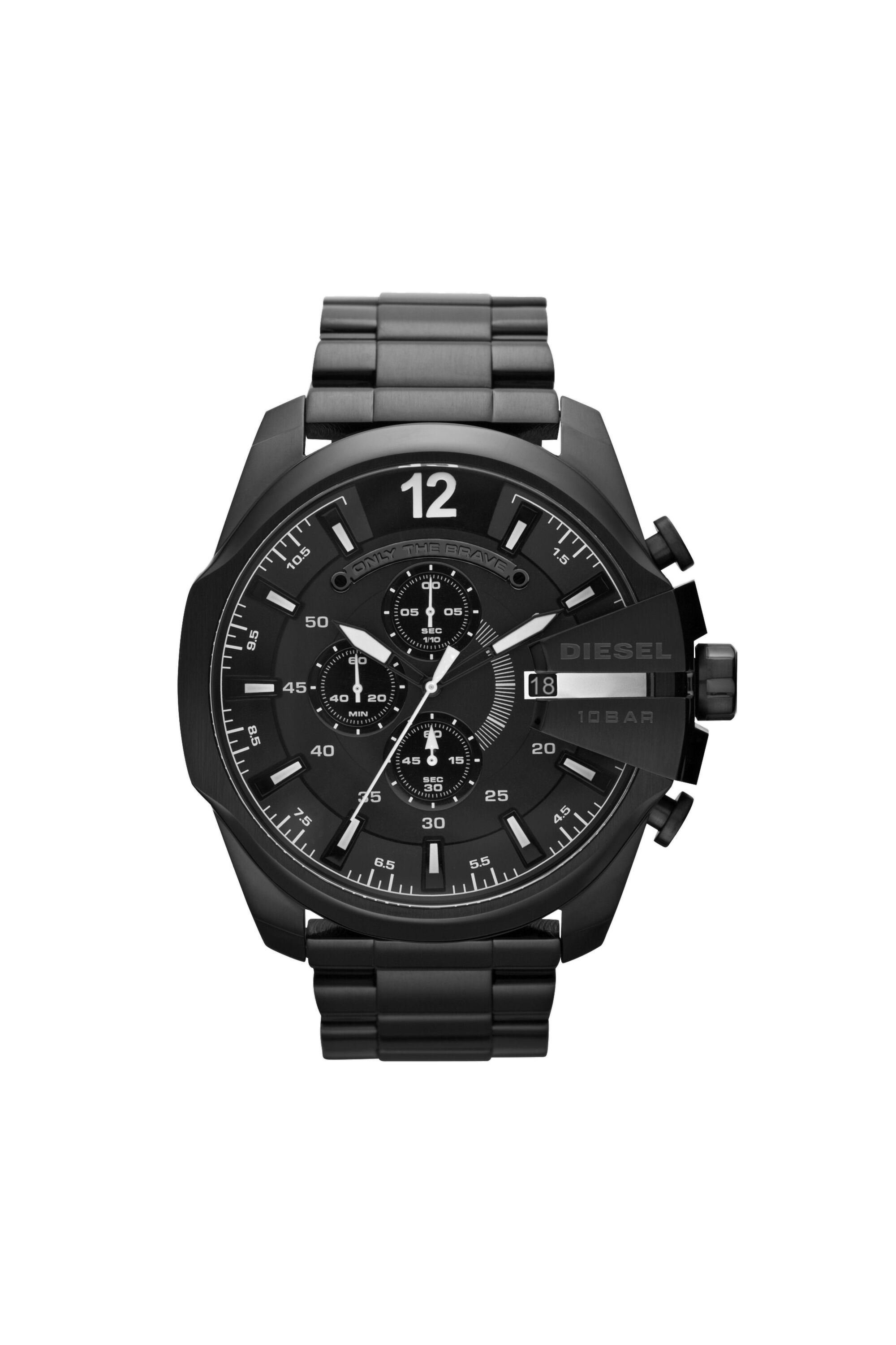 Diesel - DZ4283, Herren Mega Chief Quartz Analog Uhr in Schwarz - Image 1