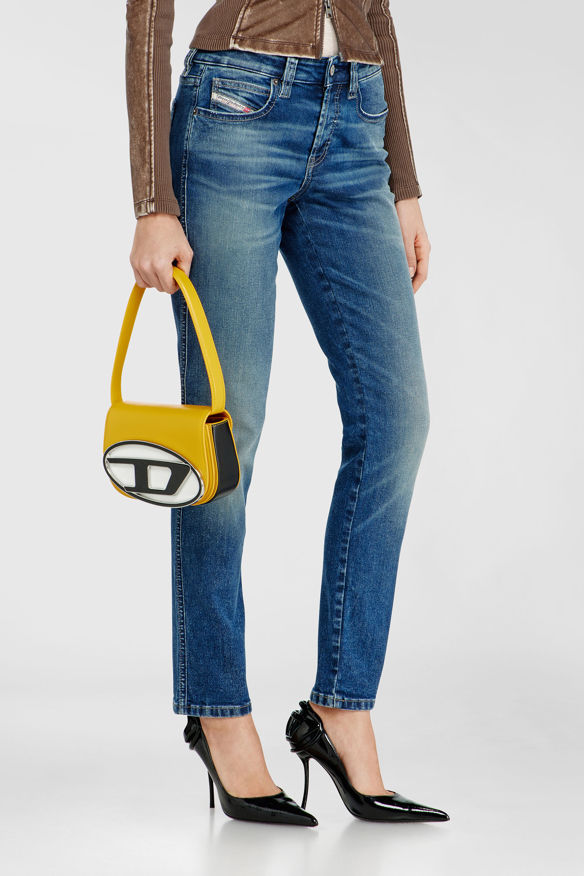 Diesel - Damen Slim Jeans 1992 D-Jiann 0DBEE, Mittelblau - 7