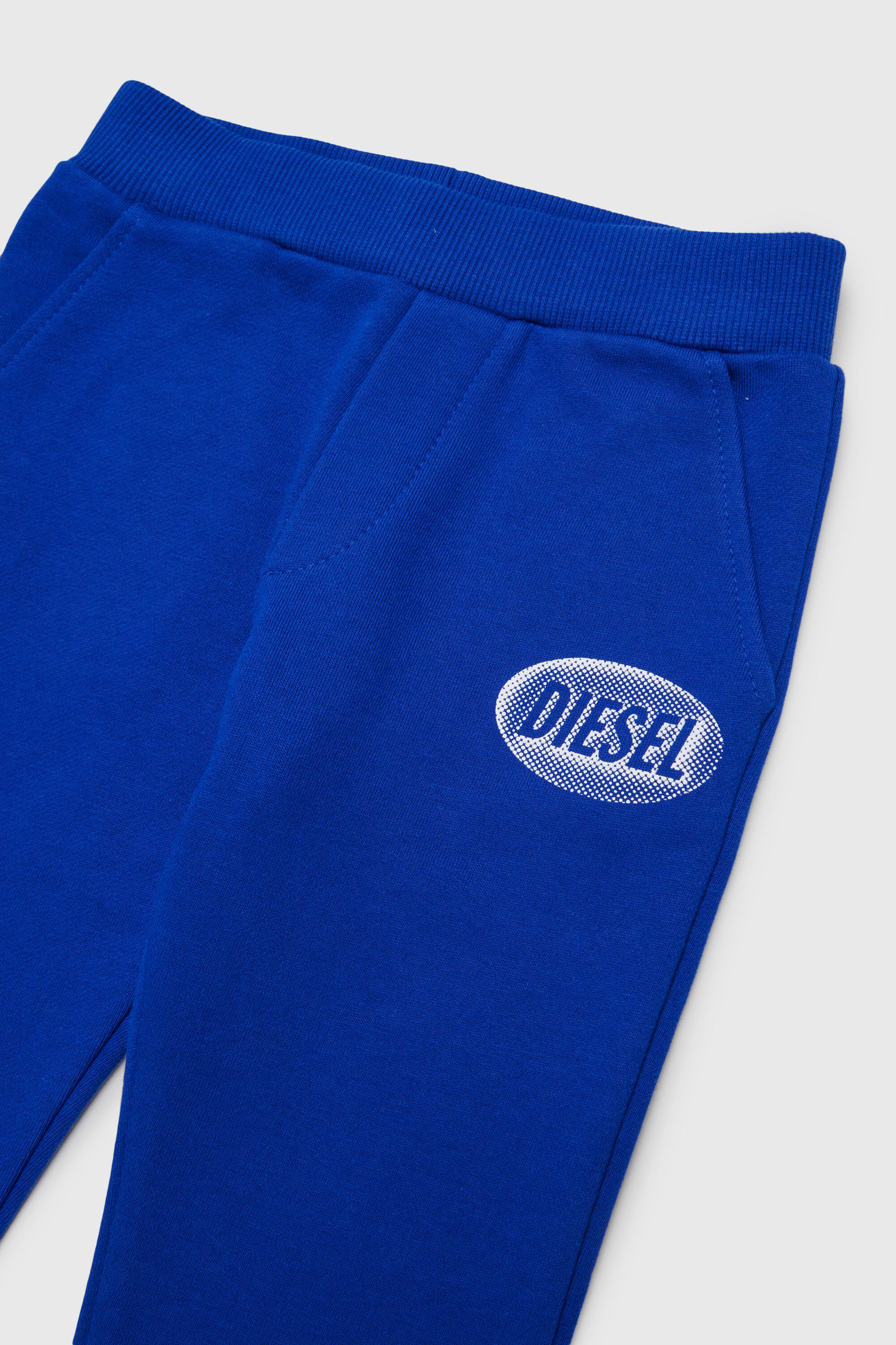 Diesel - PDSELB, Unisex Sweatpants aus Baumwolle mit Logo-Print in Blau - 3