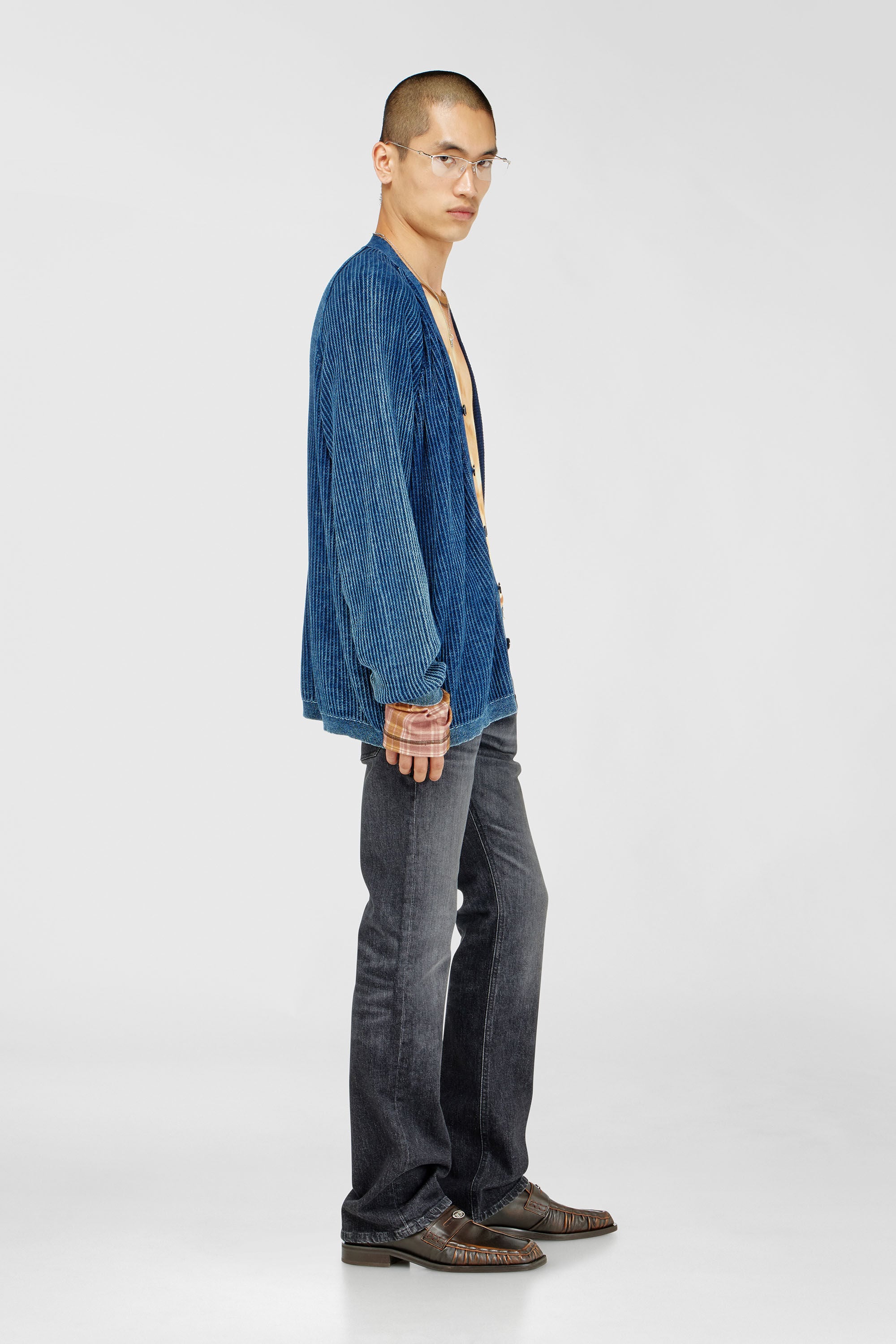 Diesel - Herren Bootcut Jeans 2007 Zatiny 09N48, Schwarz/Dunkelgrau - 2