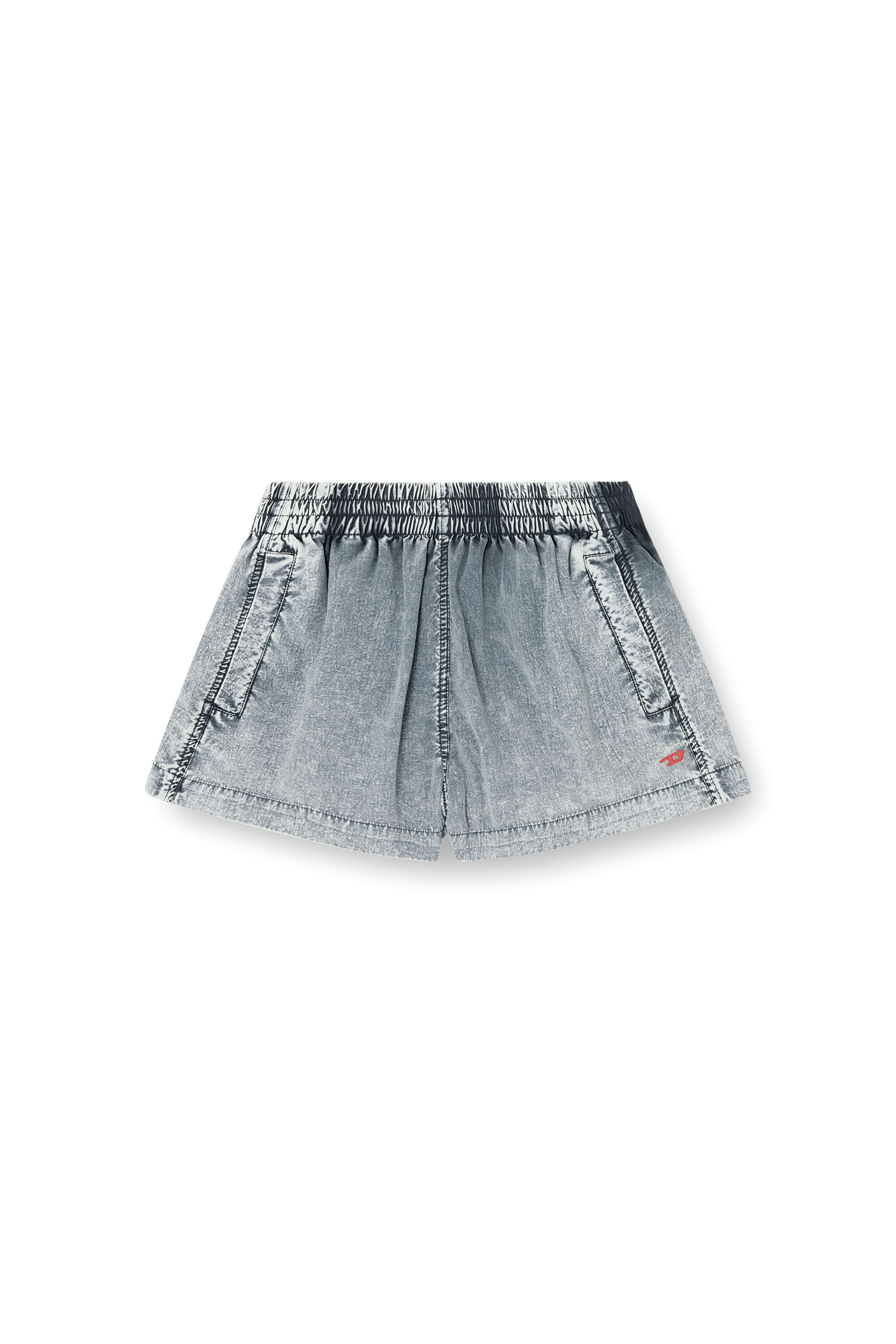 Diesel - S-OUND, Damen Boxershorts aus behandeltem Taslan in Hellblau - 2